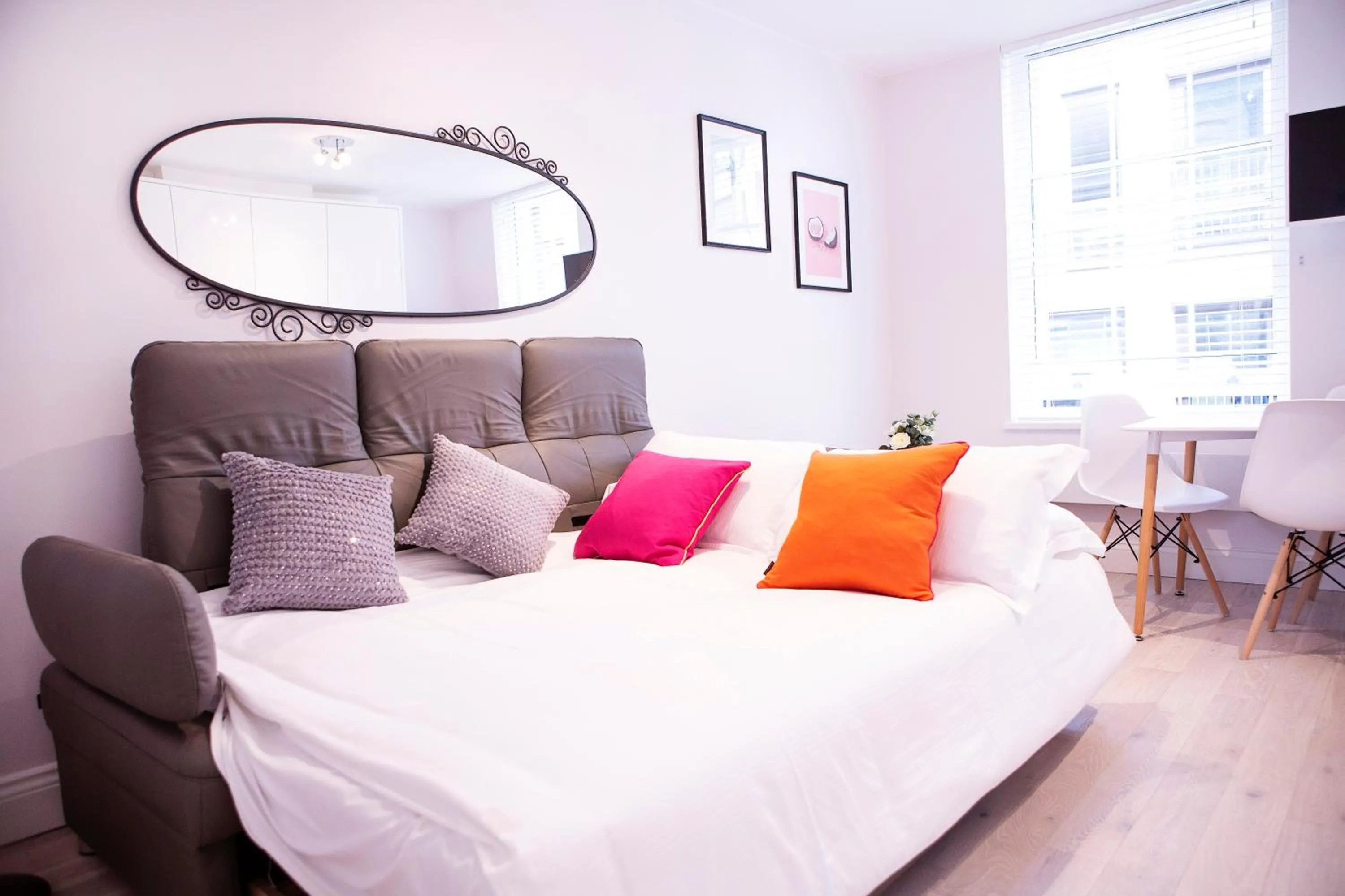 Bed in Quiet Central West End Apartments by Indigo Flats