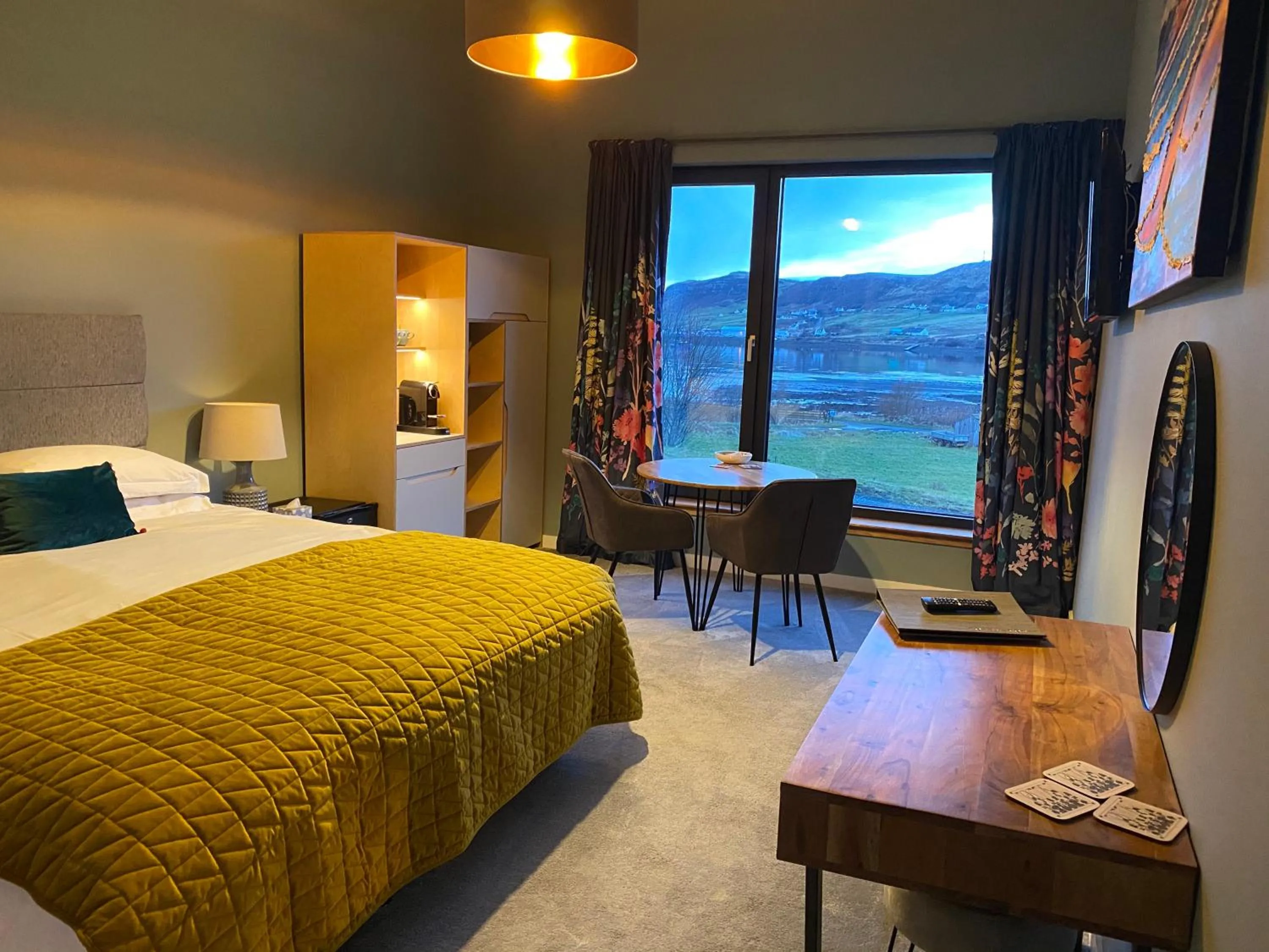Bed in Stones Luxury B&B with hot tub and self-contained rooms