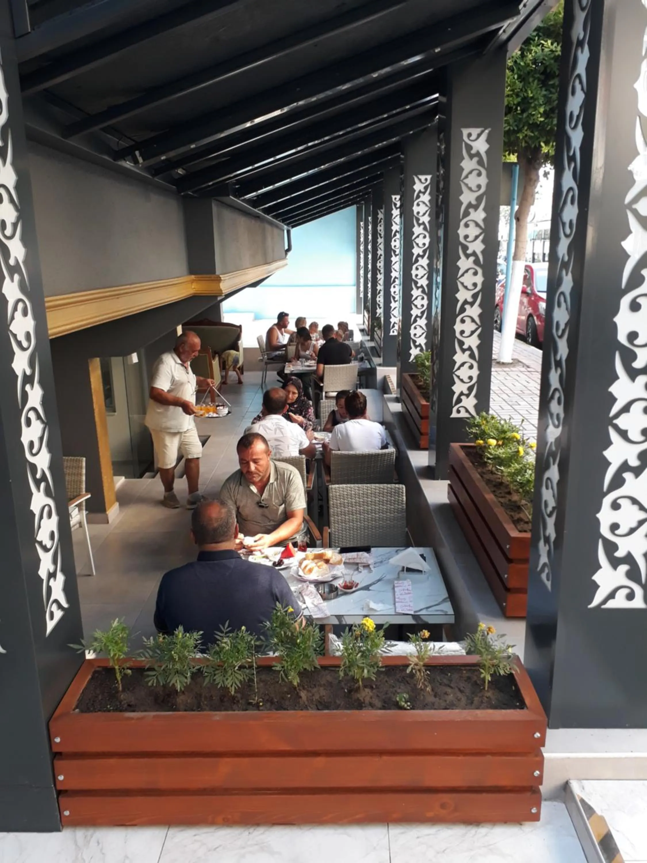 Breakfast in MOONBOW BEACH HOTEL