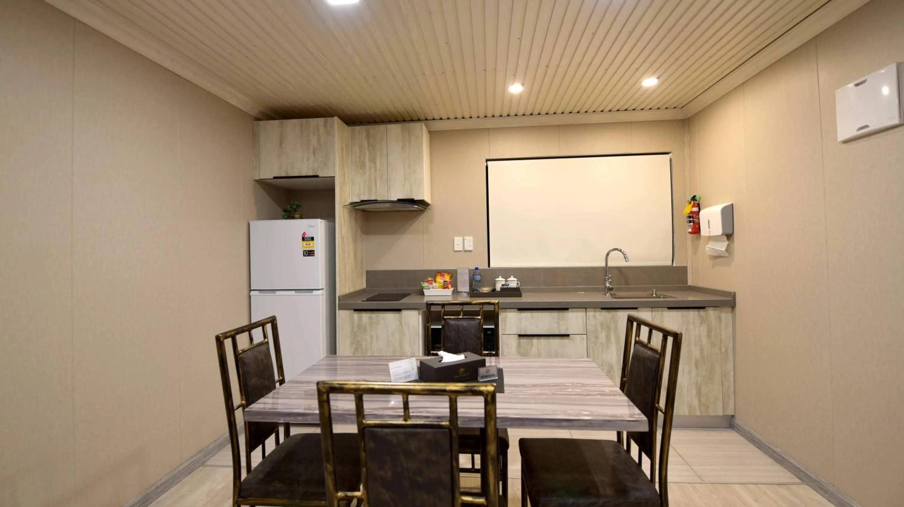 Dining area in Regal Residency
