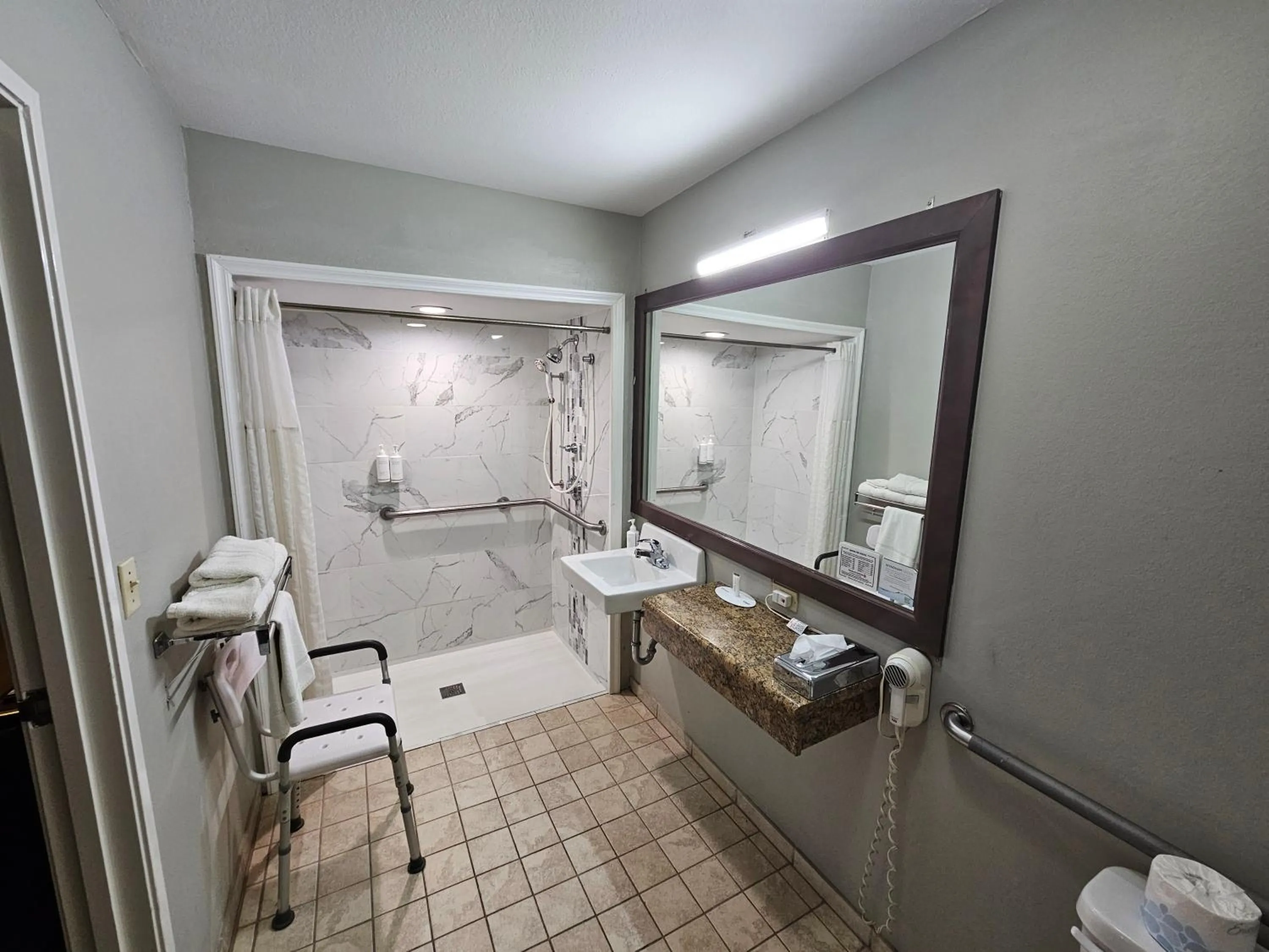 Shower in Super 8 by Wyndham McGehee