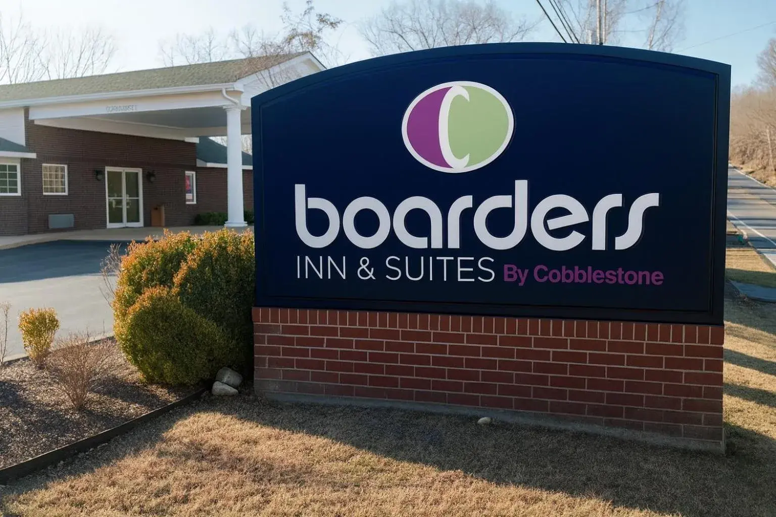 Property logo or sign in Boarders Inn & Suites by Cobblestone Hotels - Ashland City Property logo or sign in Boarders Inn & Suites by Cobblestone Hotels - Ashland City