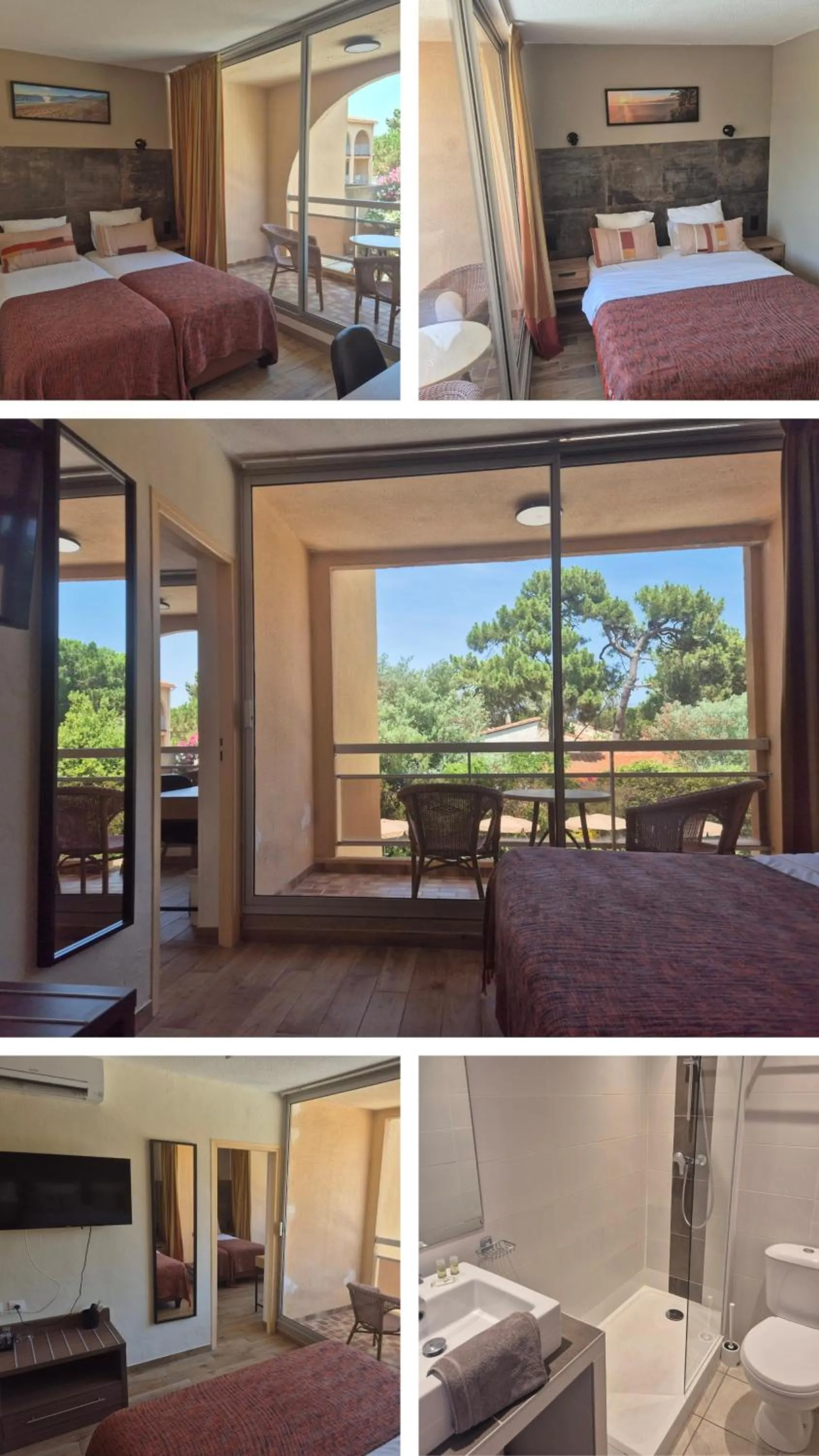 Bed in Hôtel Le Maritime