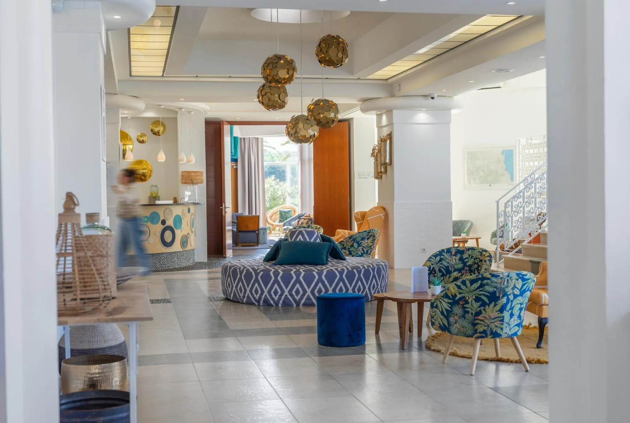 Lobby or reception in Les Bulles de Mer - Hotel & Spa sur la Plage