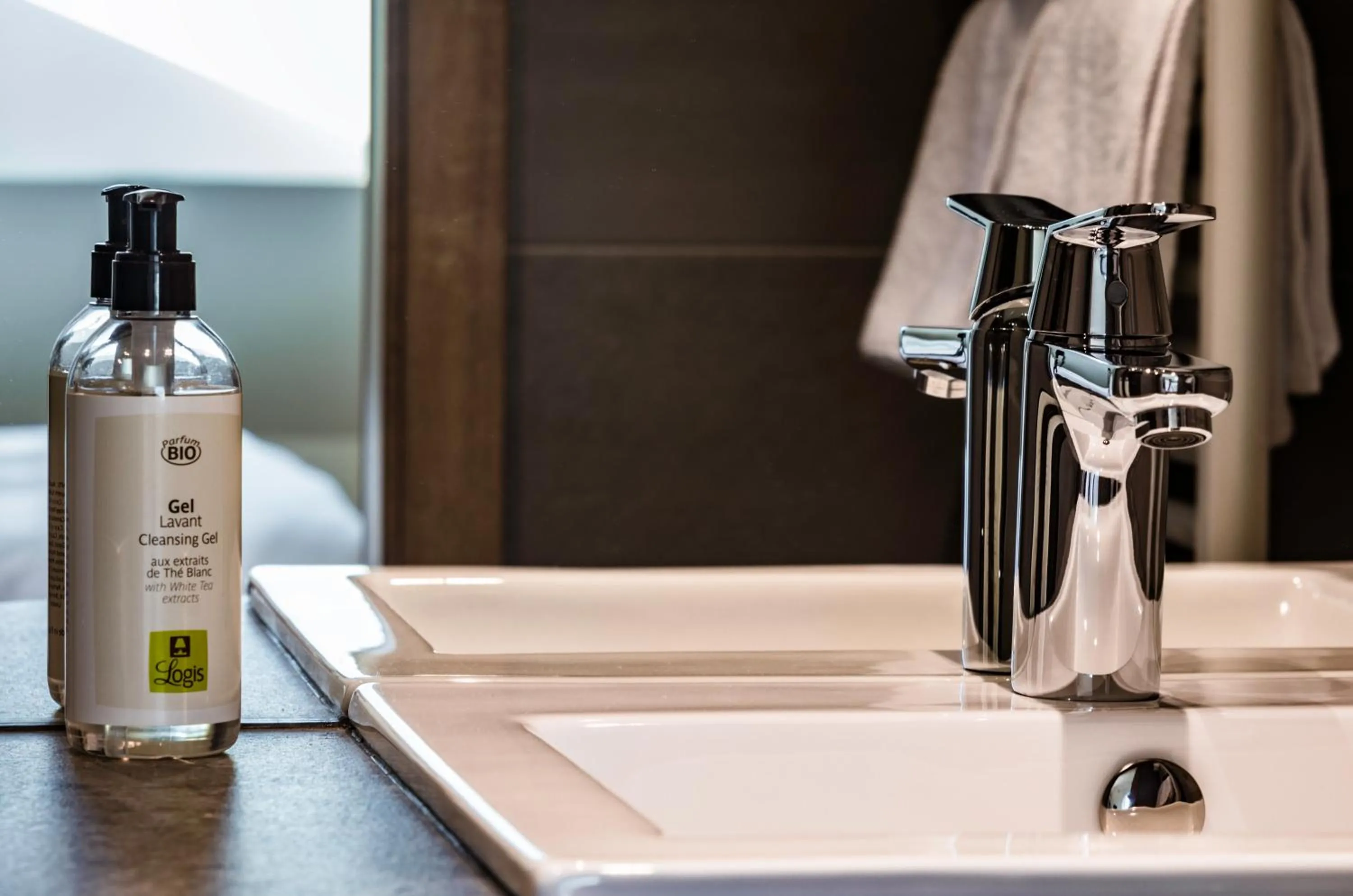 Bathroom in Logis Hotel Restaurant Keimberg