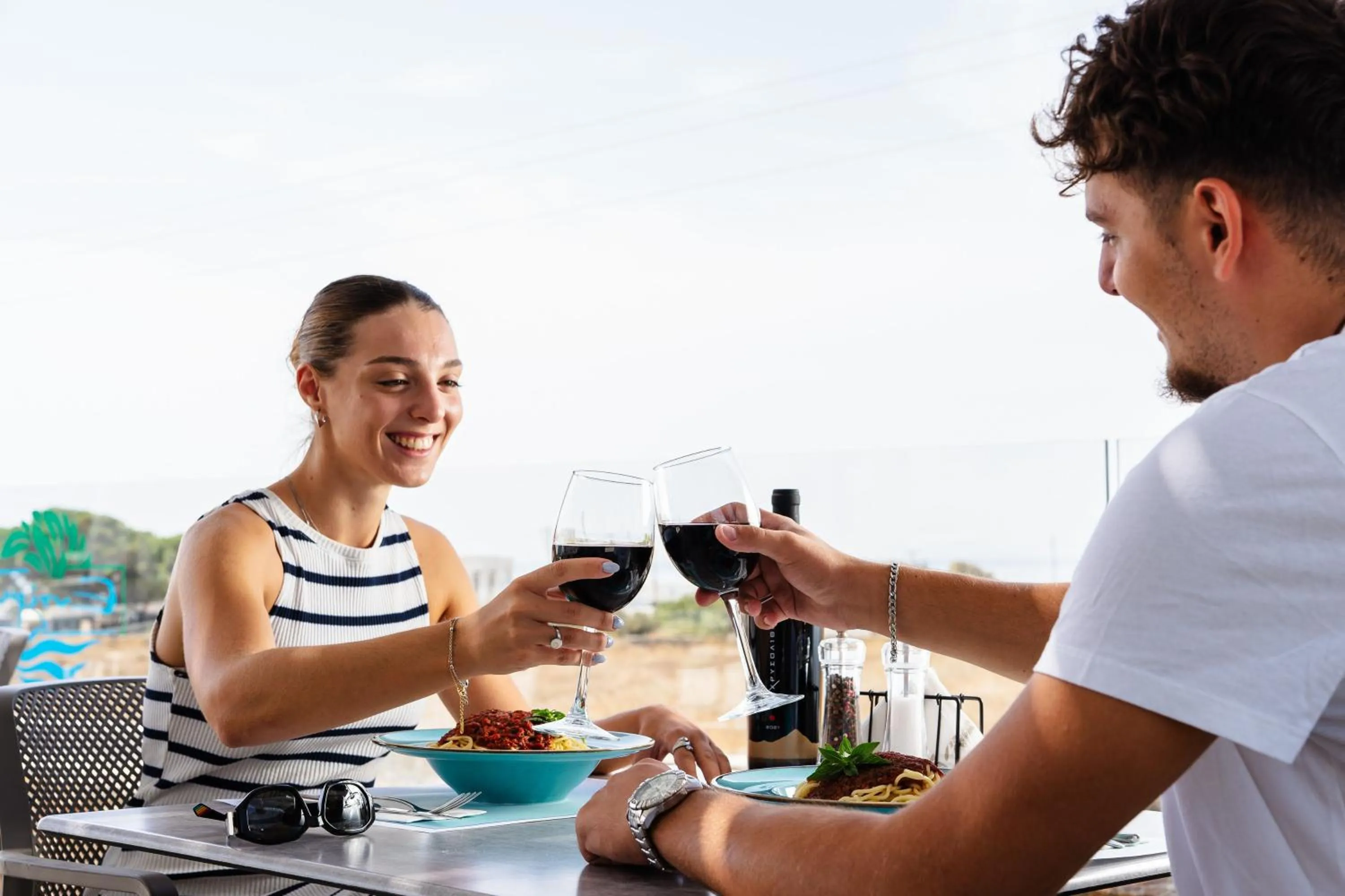 Patio in Evripus Suites