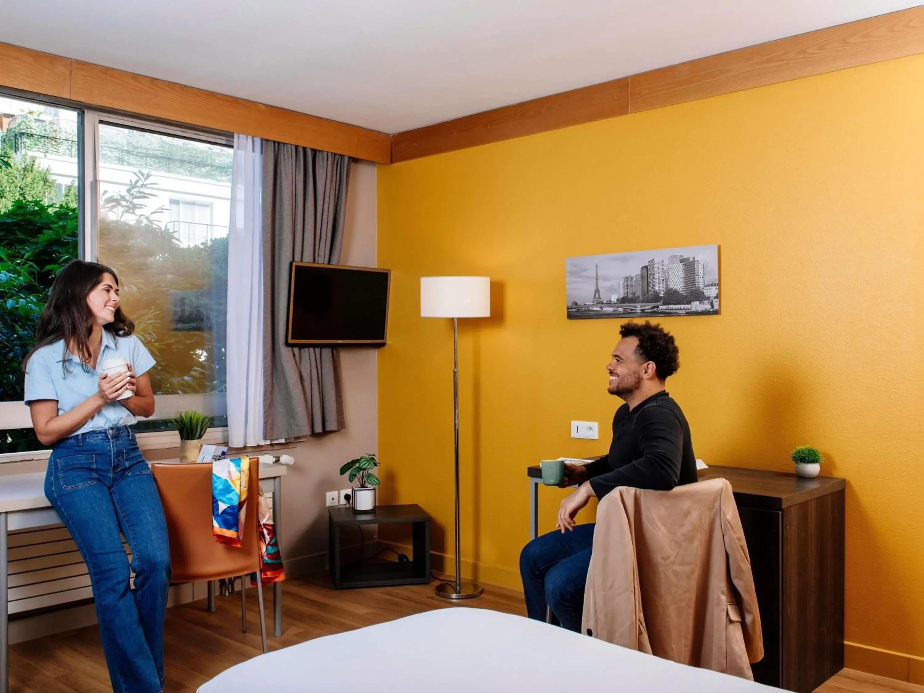 Bedroom in Aparthotel Adagio Paris XV Bedroom in Aparthotel Adagio Paris XV