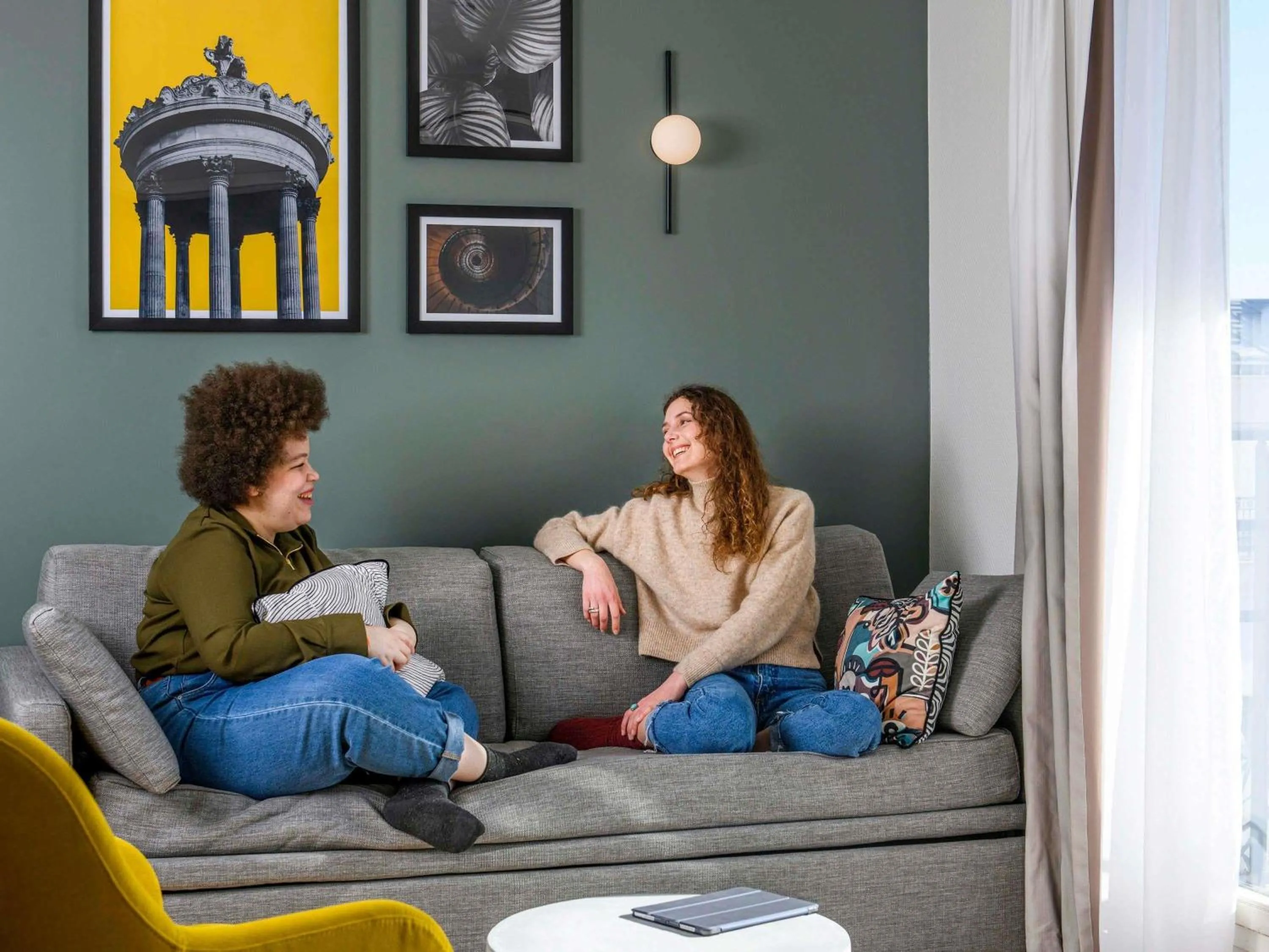 Property building in Aparthotel Adagio Paris Buttes Chaumont