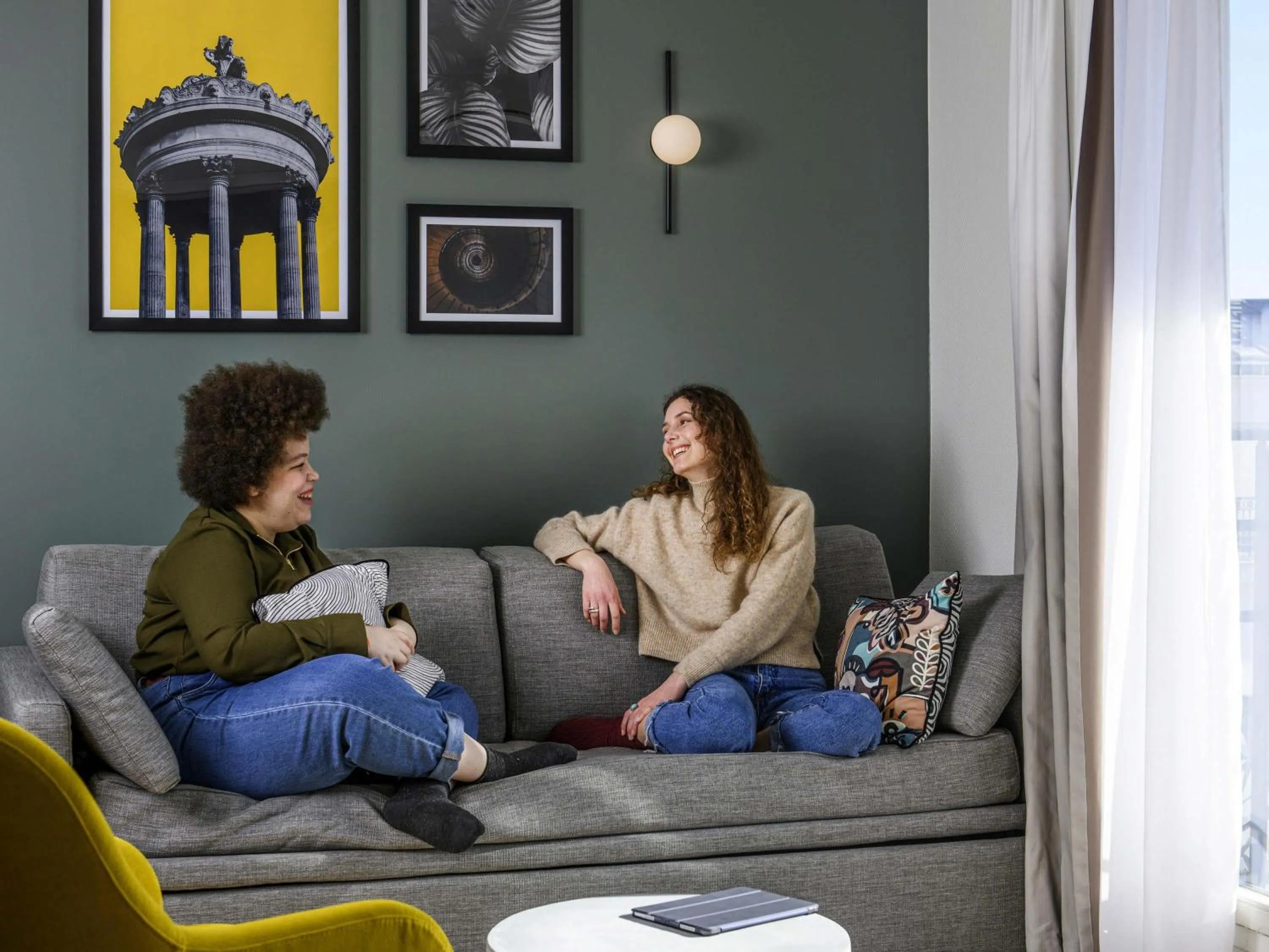 Property building in Aparthotel Adagio Paris Buttes Chaumont