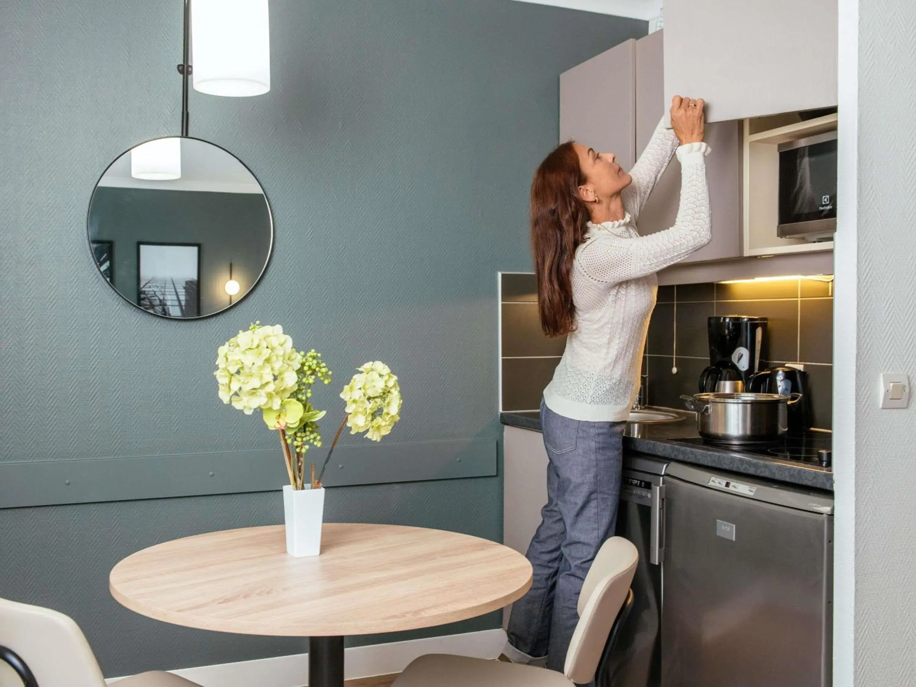 Bedroom in Aparthotel Adagio La Défense Le Parc Bedroom in Aparthotel Adagio La Défense Le Parc