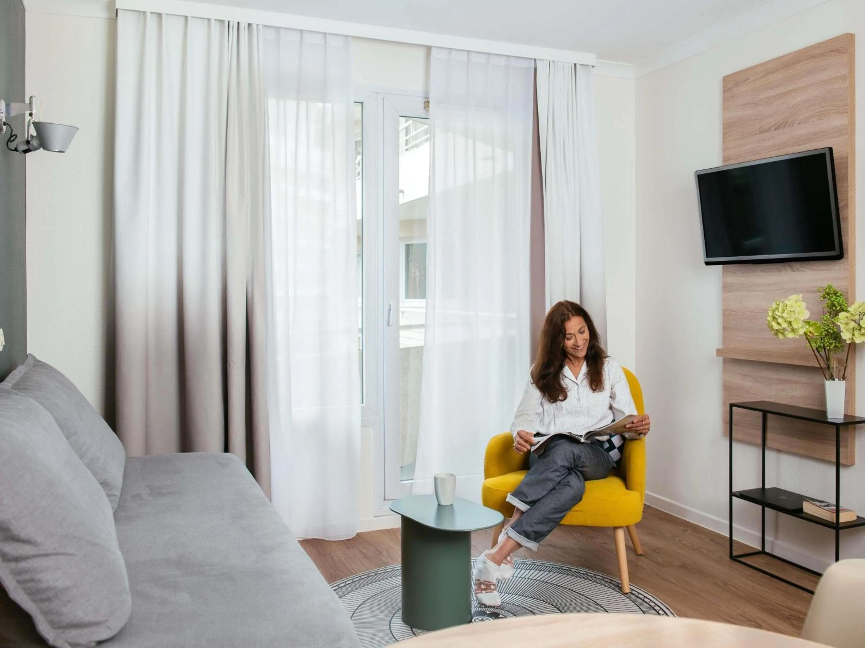 Bedroom in Aparthotel Adagio La Défense Le Parc