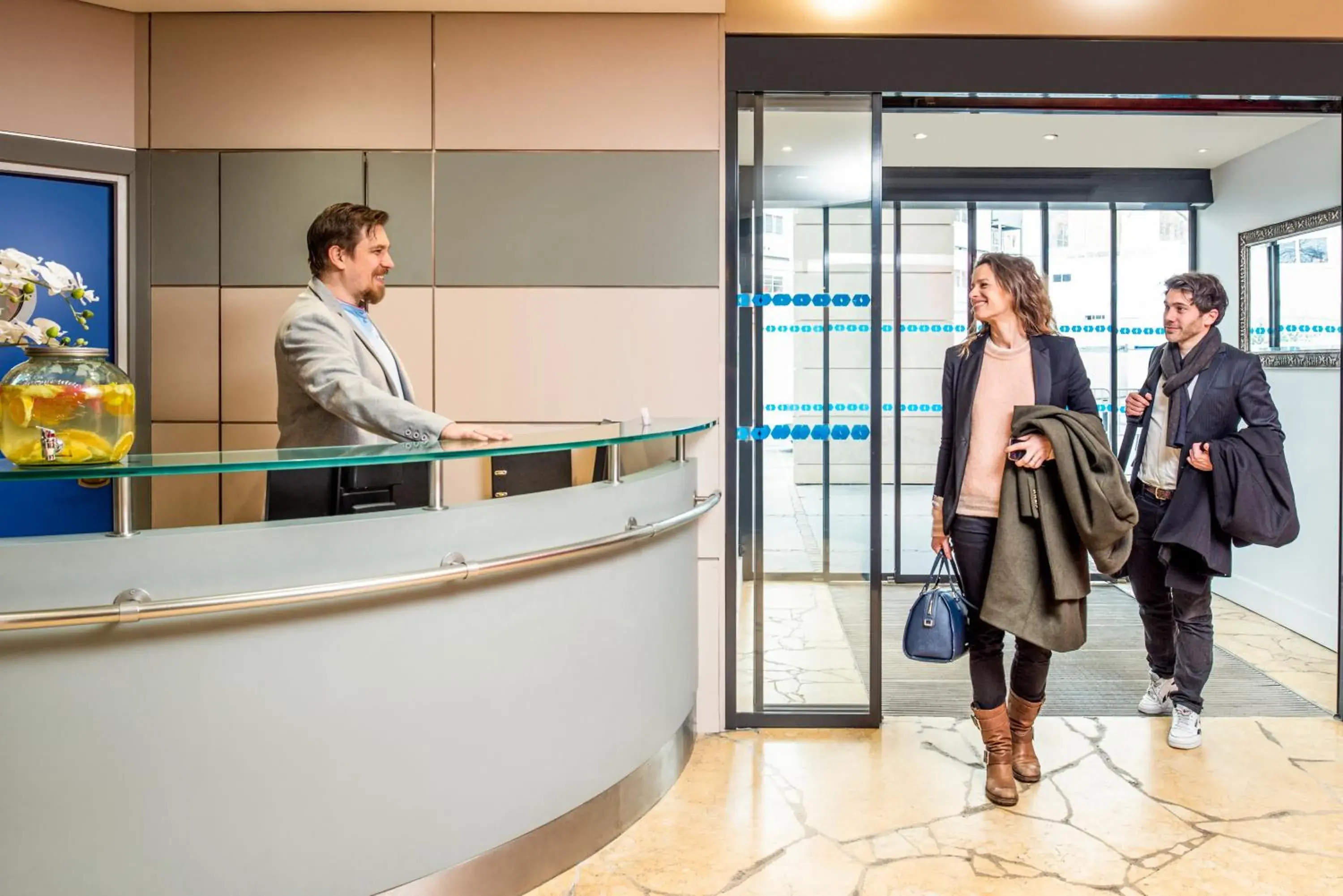 Lobby or reception in Aparthotel Adagio La Défense Kléber Lobby or reception in Aparthotel Adagio La Défense Kléber