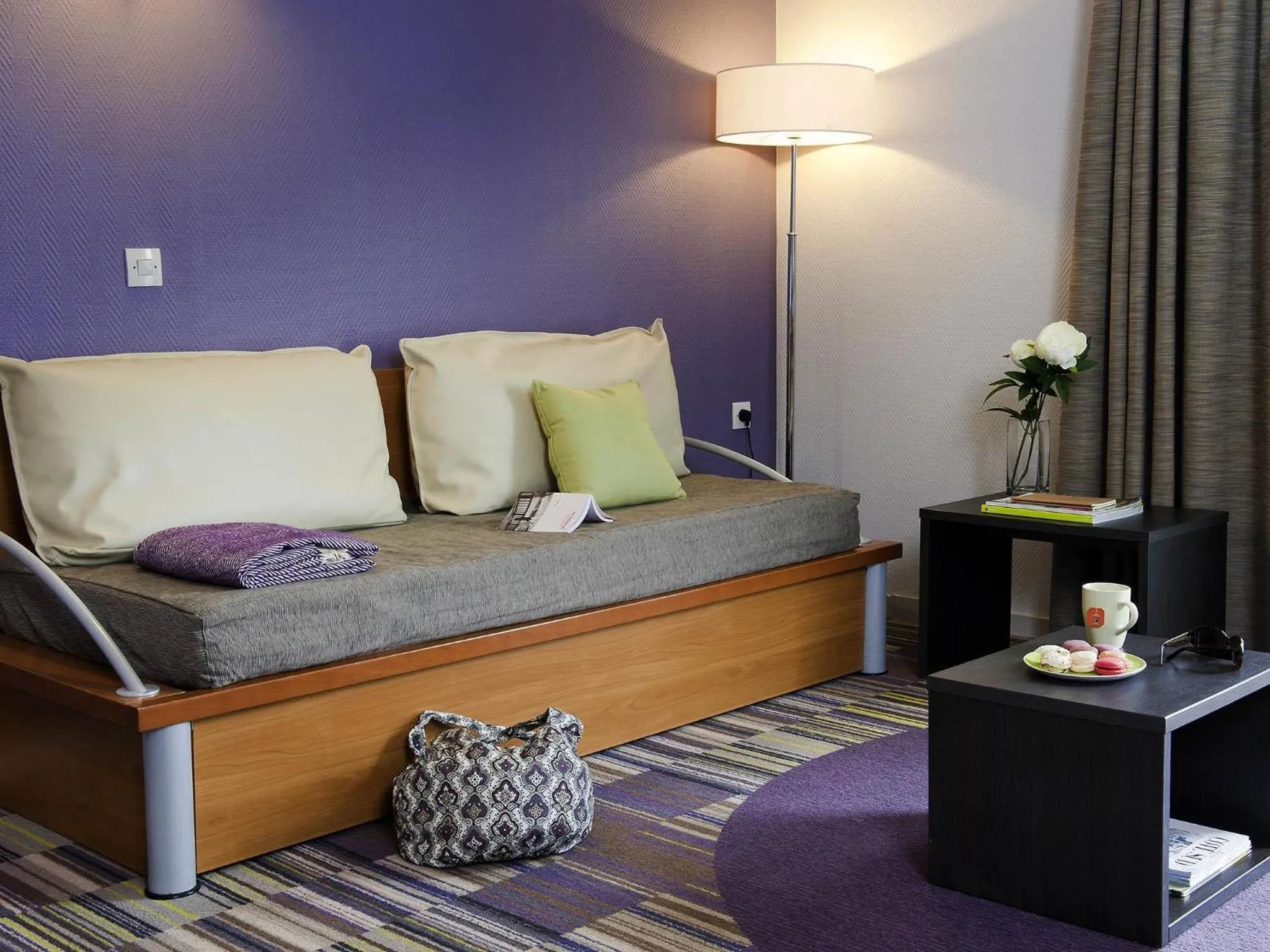 Bedroom in Aparthotel Adagio La Défense Kléber