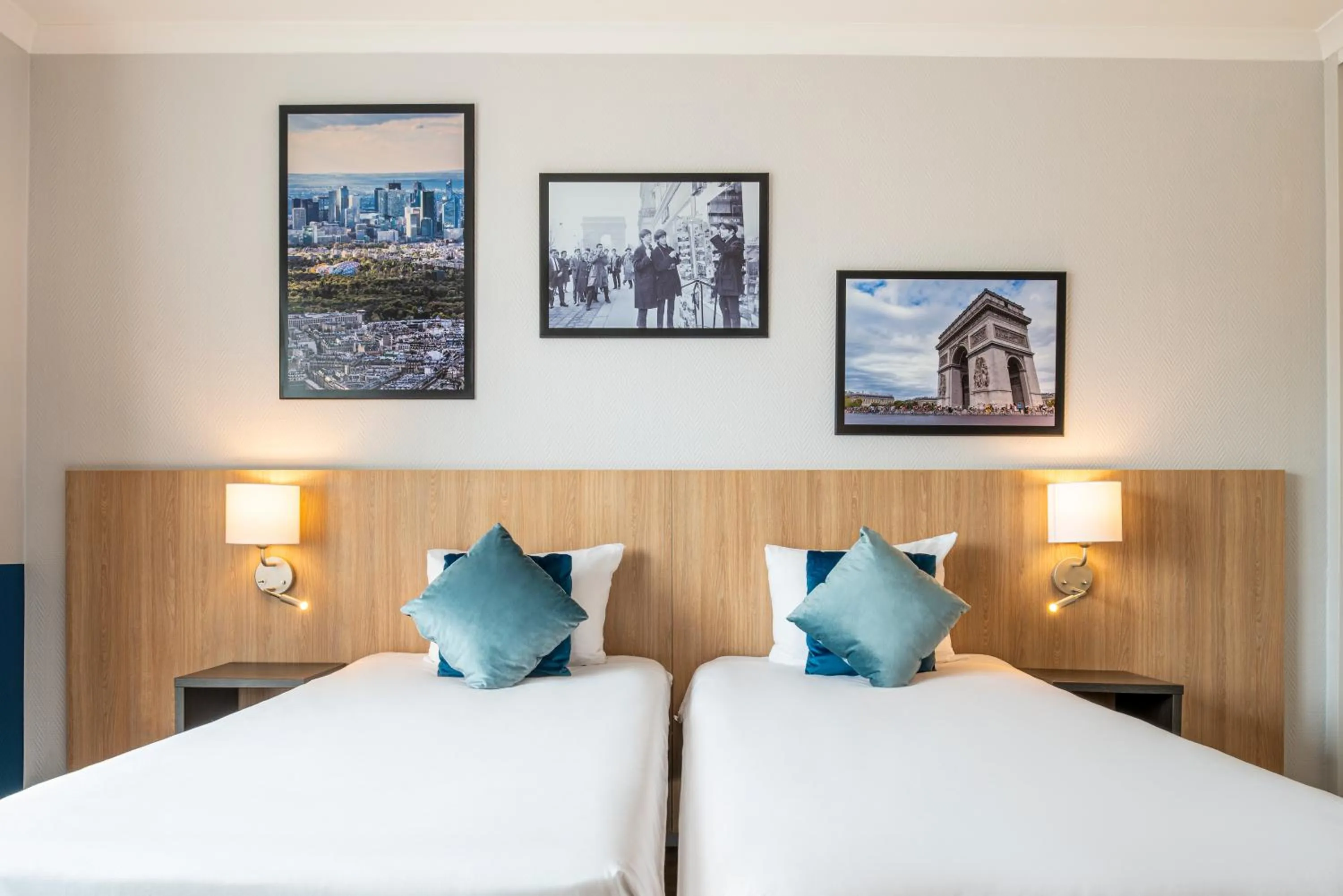 Bedroom, Bed in Aparthotel Adagio La Défense Kléber