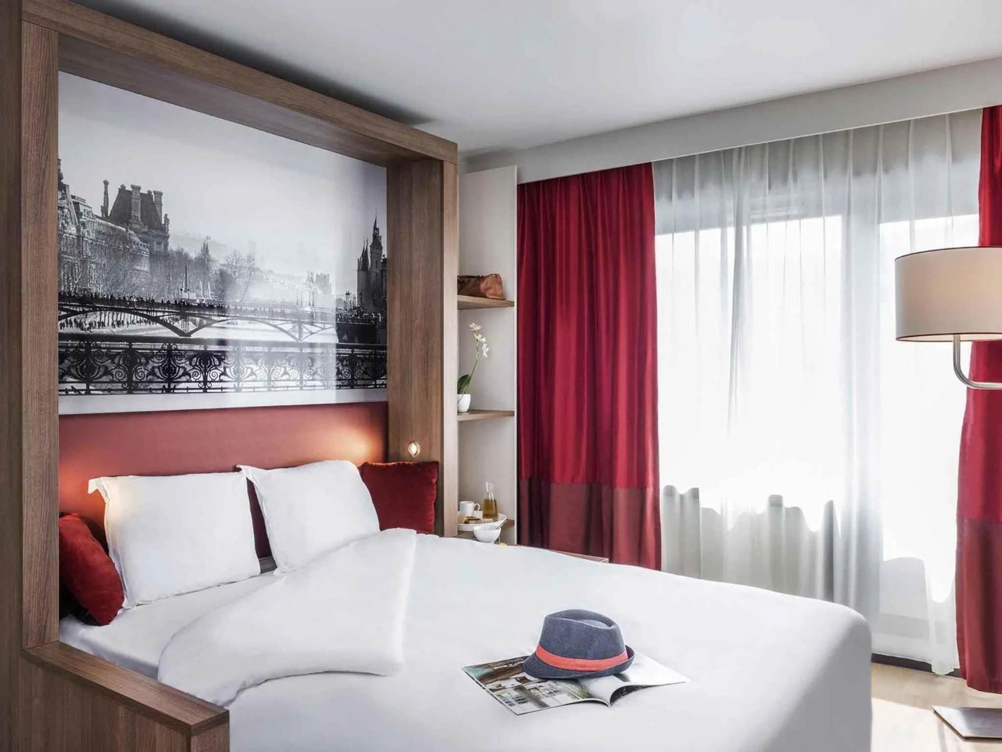 Bedroom, Bed in Aparthotel Adagio Paris Bercy Village