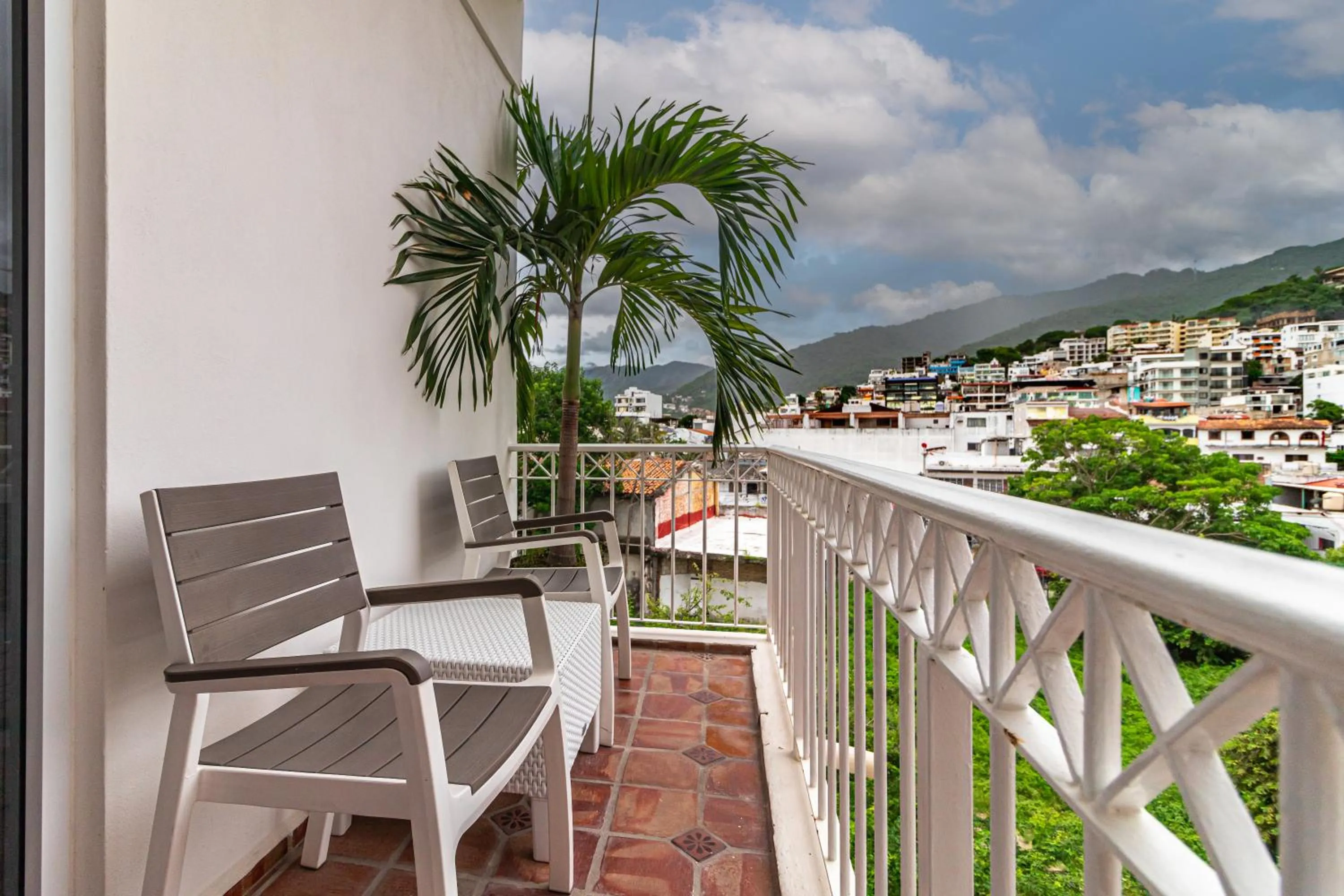 Balcony/Terrace in The Paramar Beachfront Boutique Hotel With Breakfast Included - Downtown Malecon