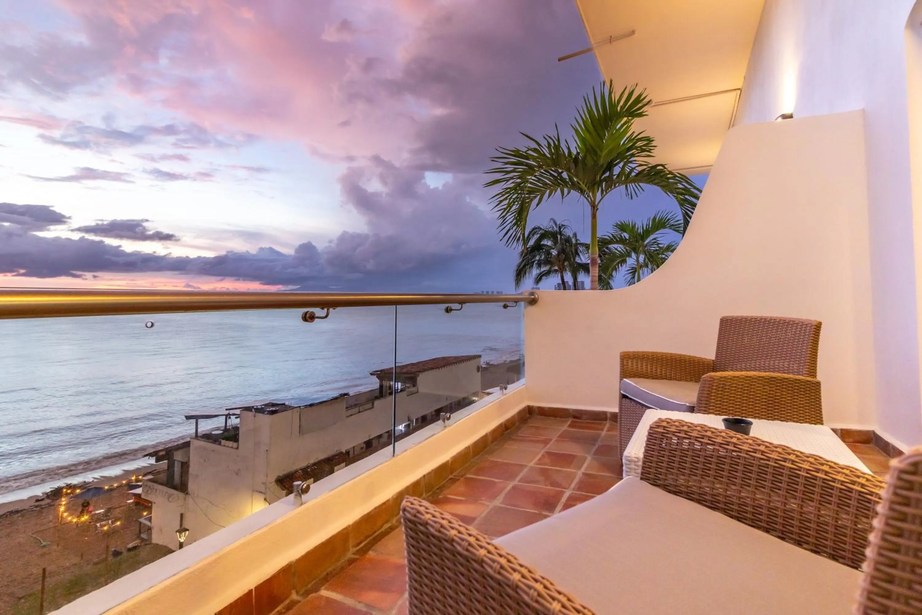 Balcony/Terrace in The Paramar Beachfront Boutique Hotel With Breakfast Included - Downtown Malecon