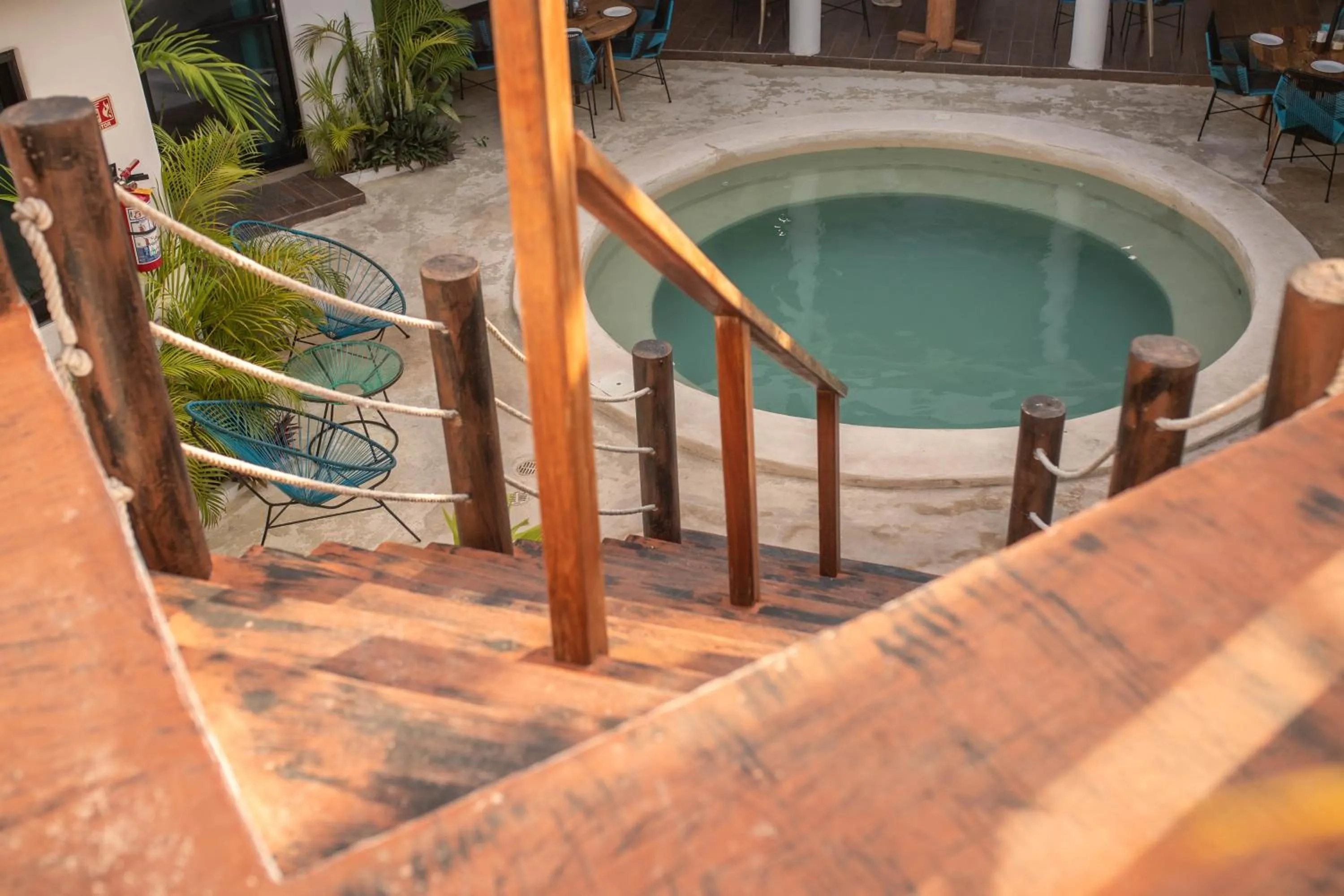 Property building in Ade Hotel Bacalar