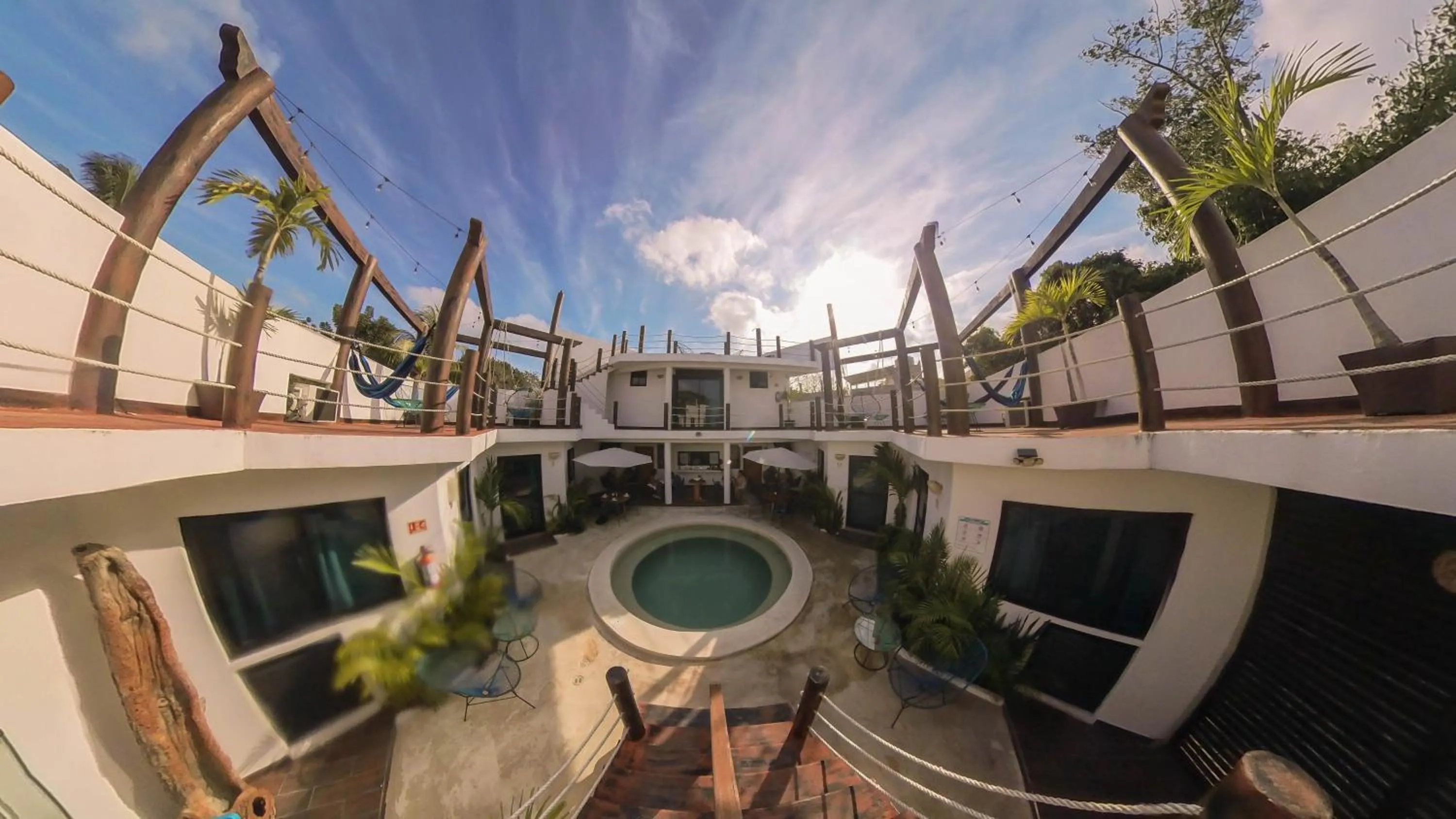 Property building in Ade Hotel Bacalar