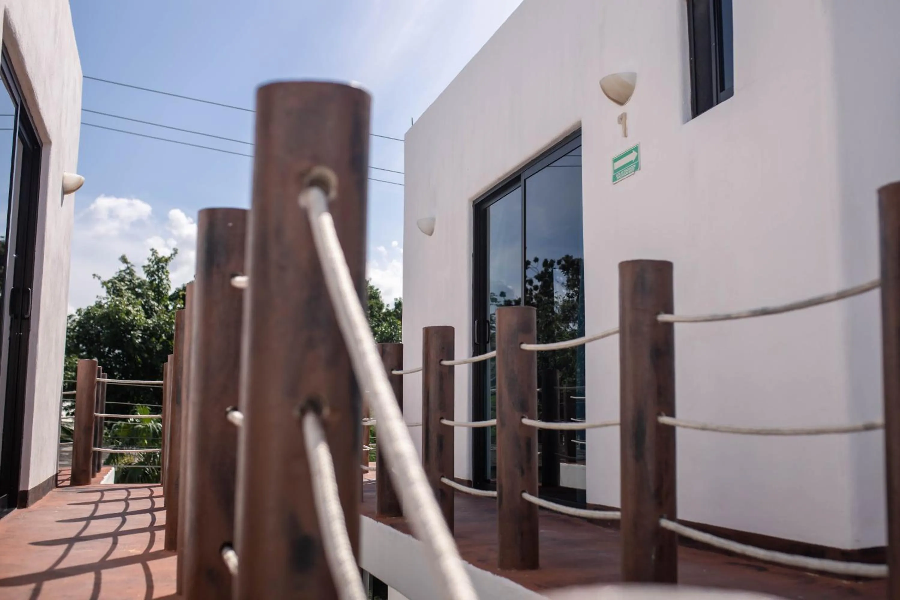 Property building in Ade Hotel Bacalar