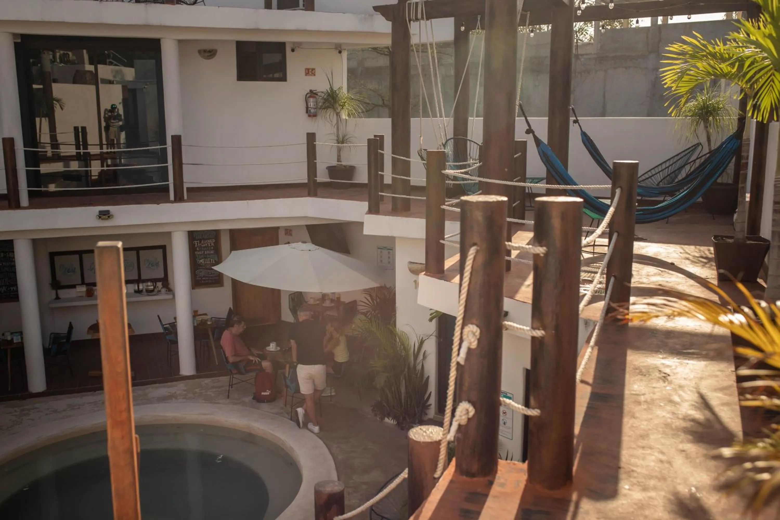 Property building in Ade Hotel Bacalar