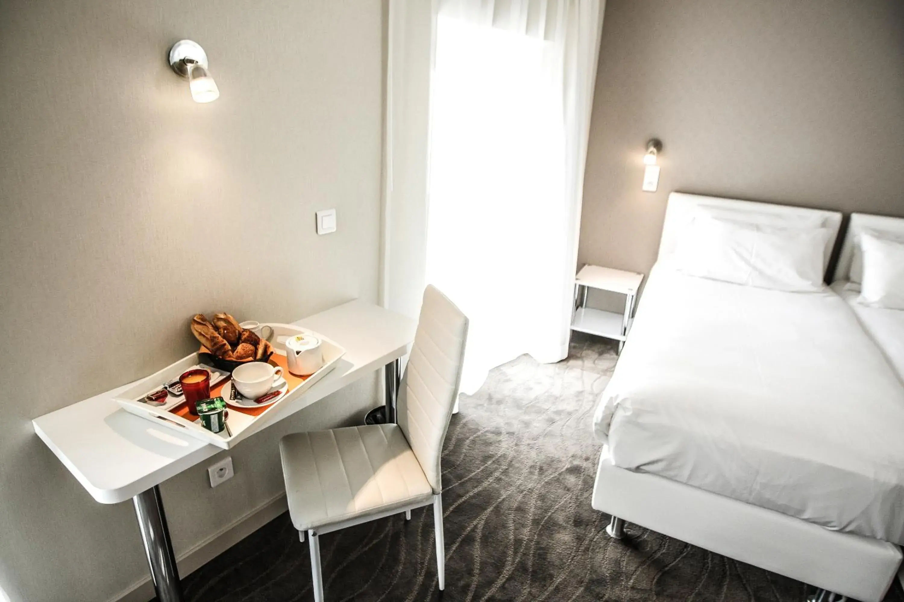 Bed in Hôtel Ligure Bed in Hôtel Ligure