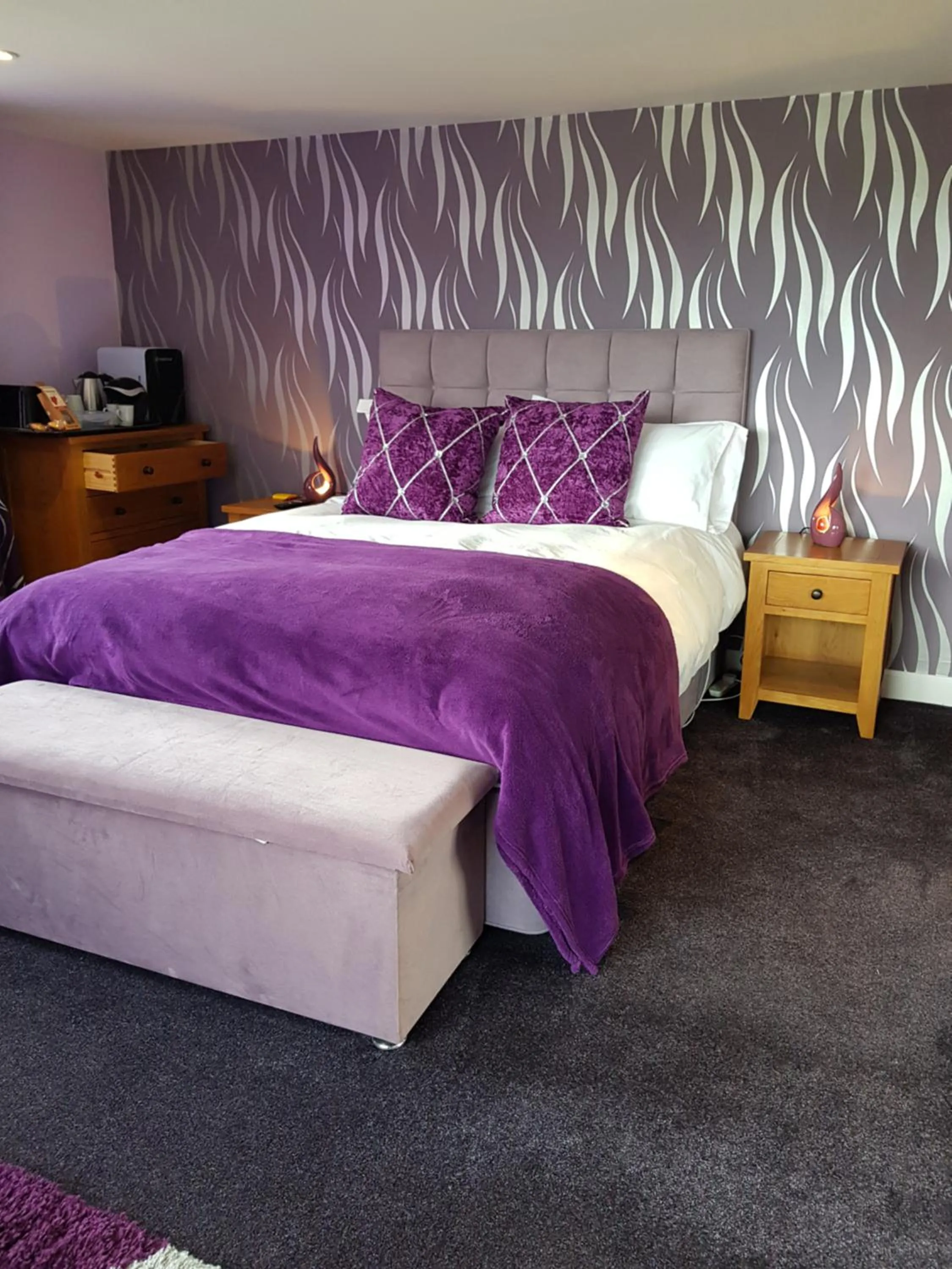 Bedroom, Bed in Delny Muir House