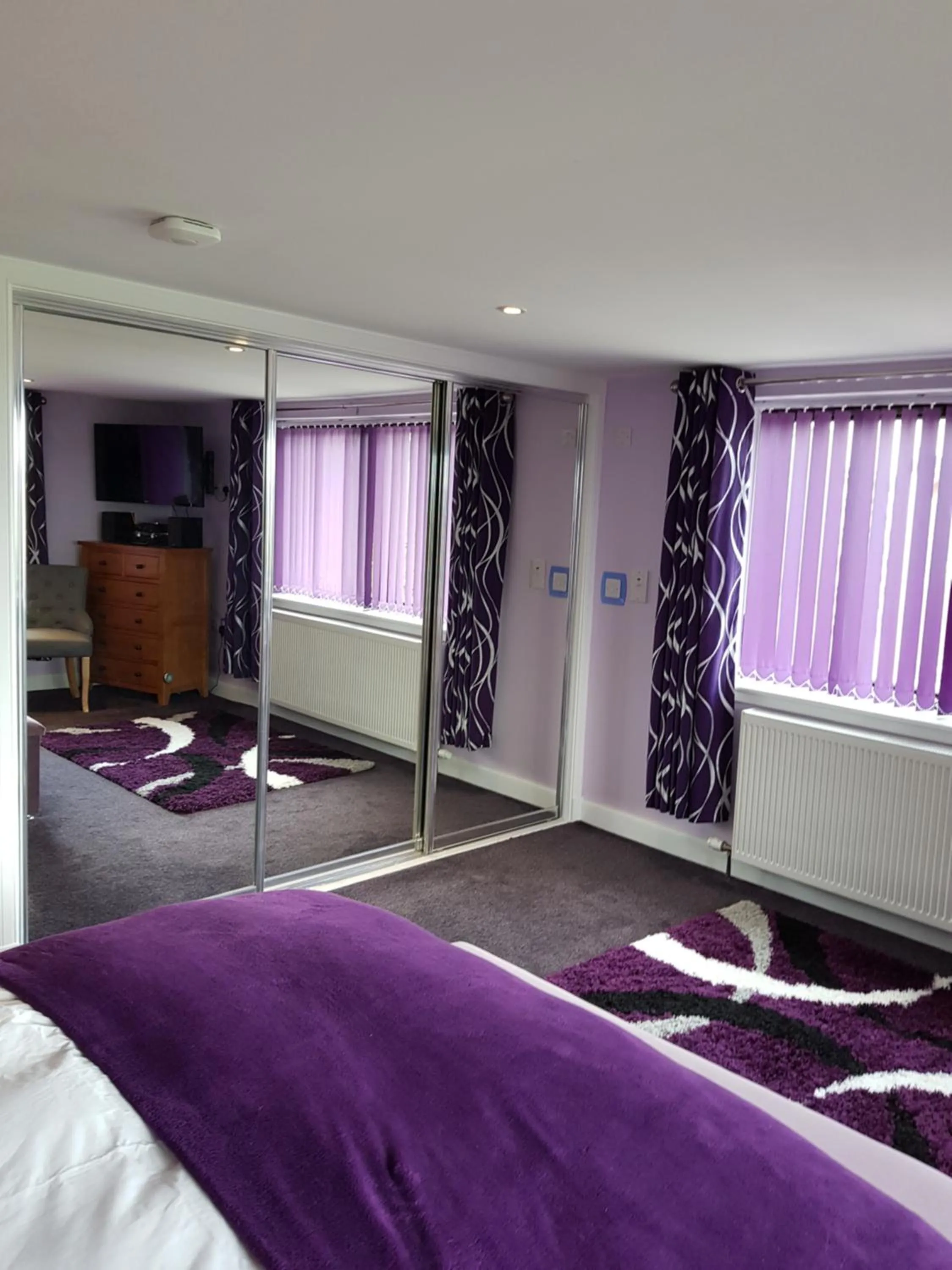 Bedroom, Bed in Delny Muir House