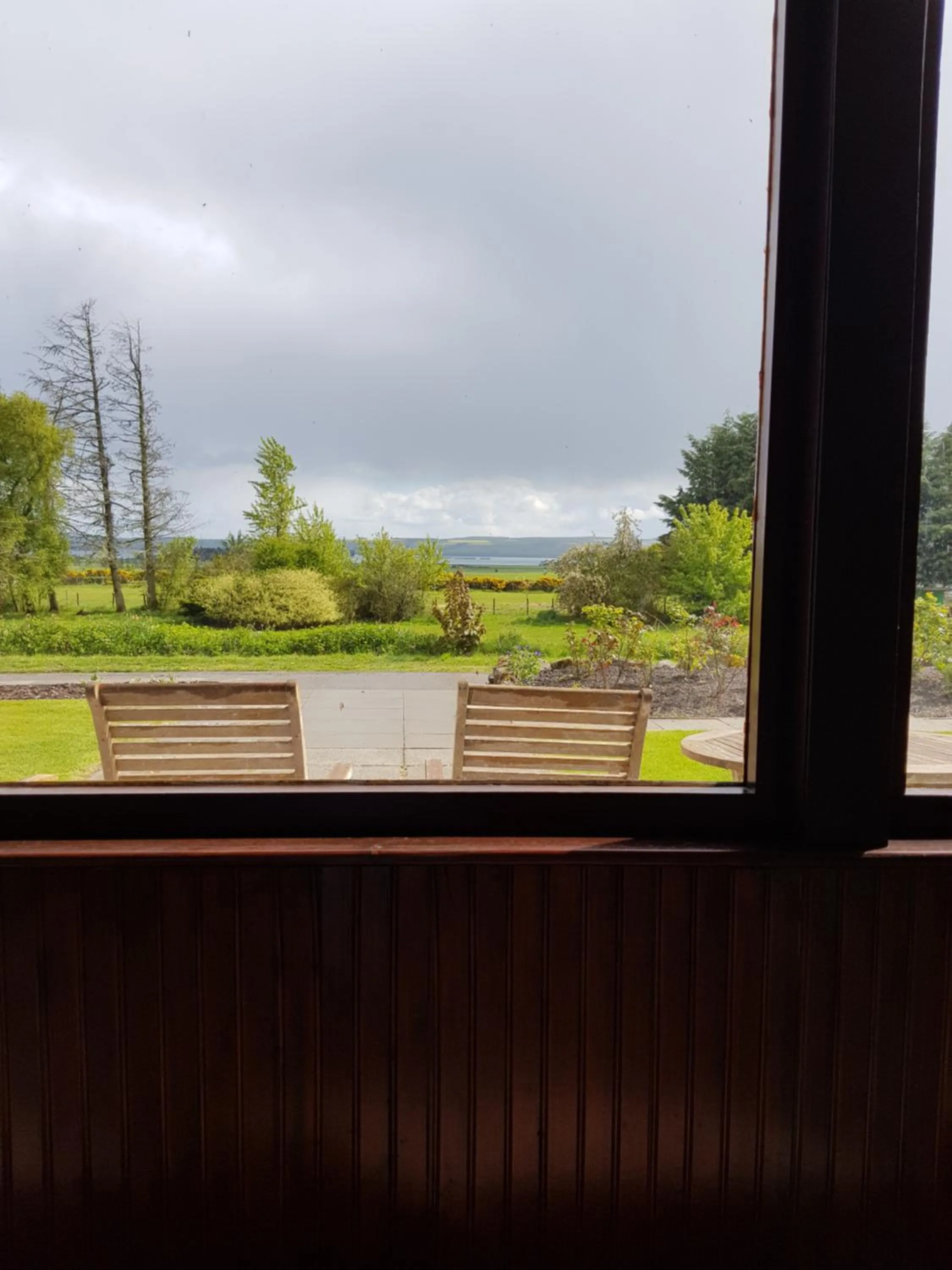 Garden view in Delny Muir House