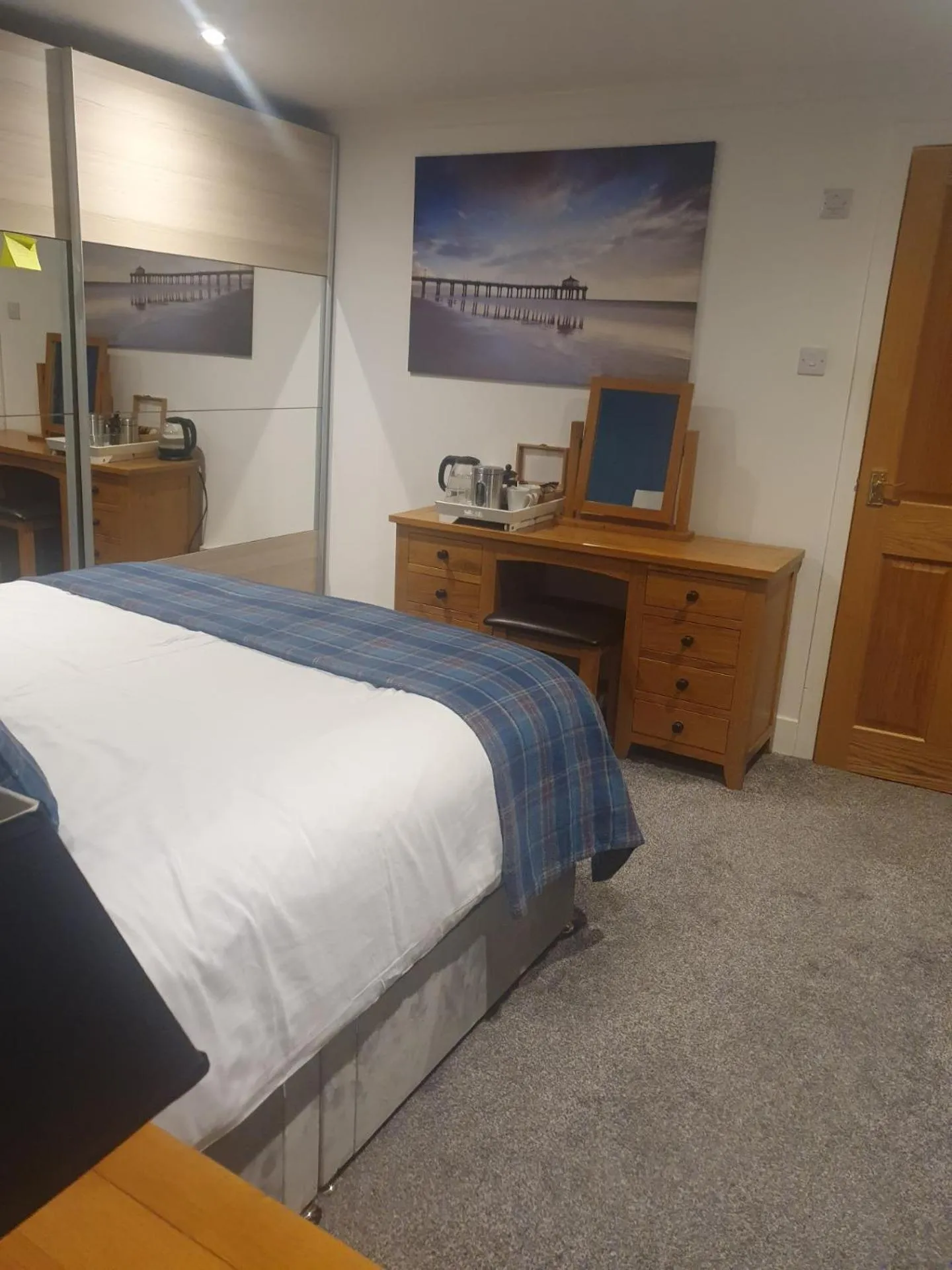Bedroom, Bed in Delny Muir House