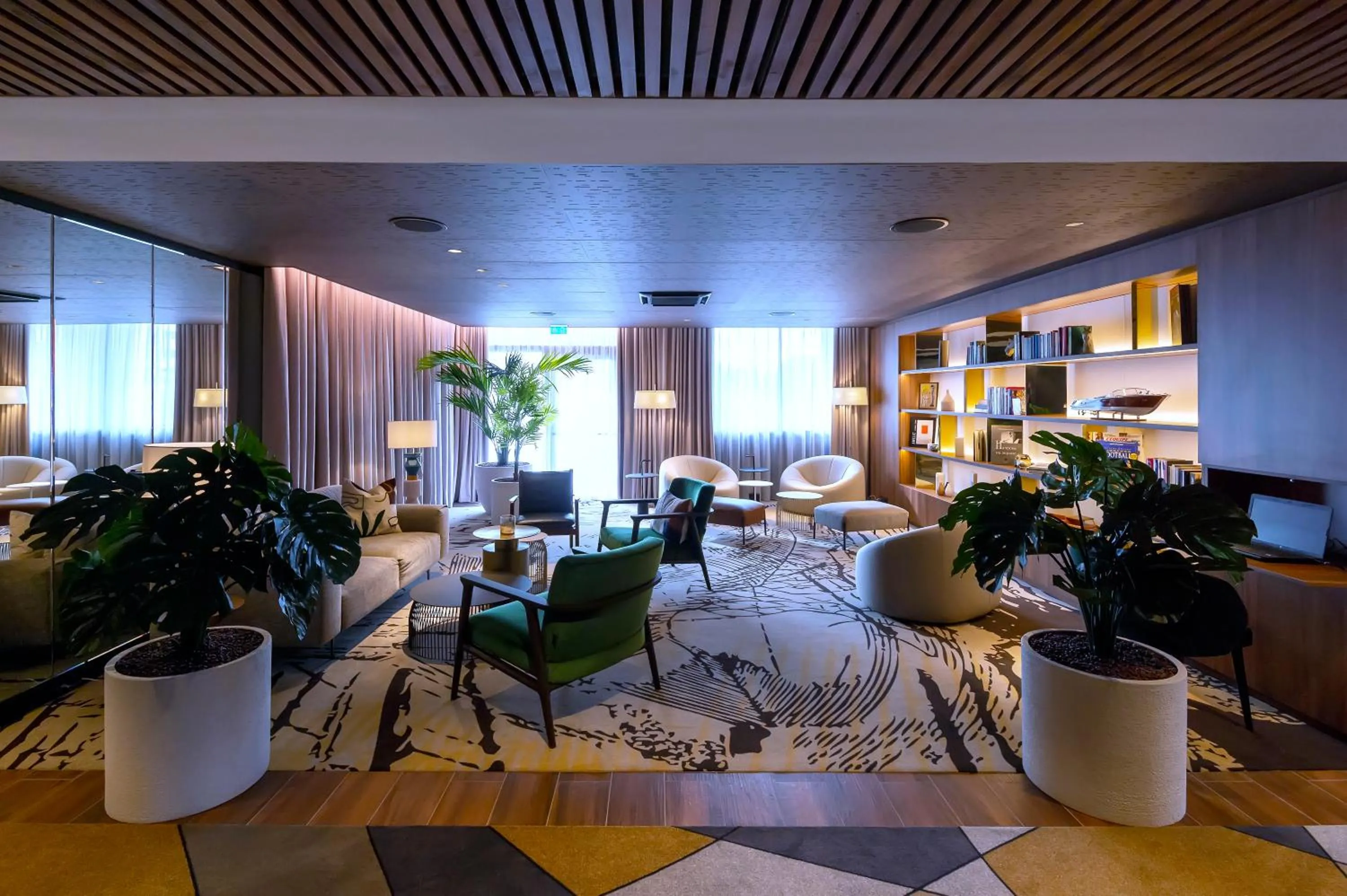 Living room in Servotel Saint-Vincent