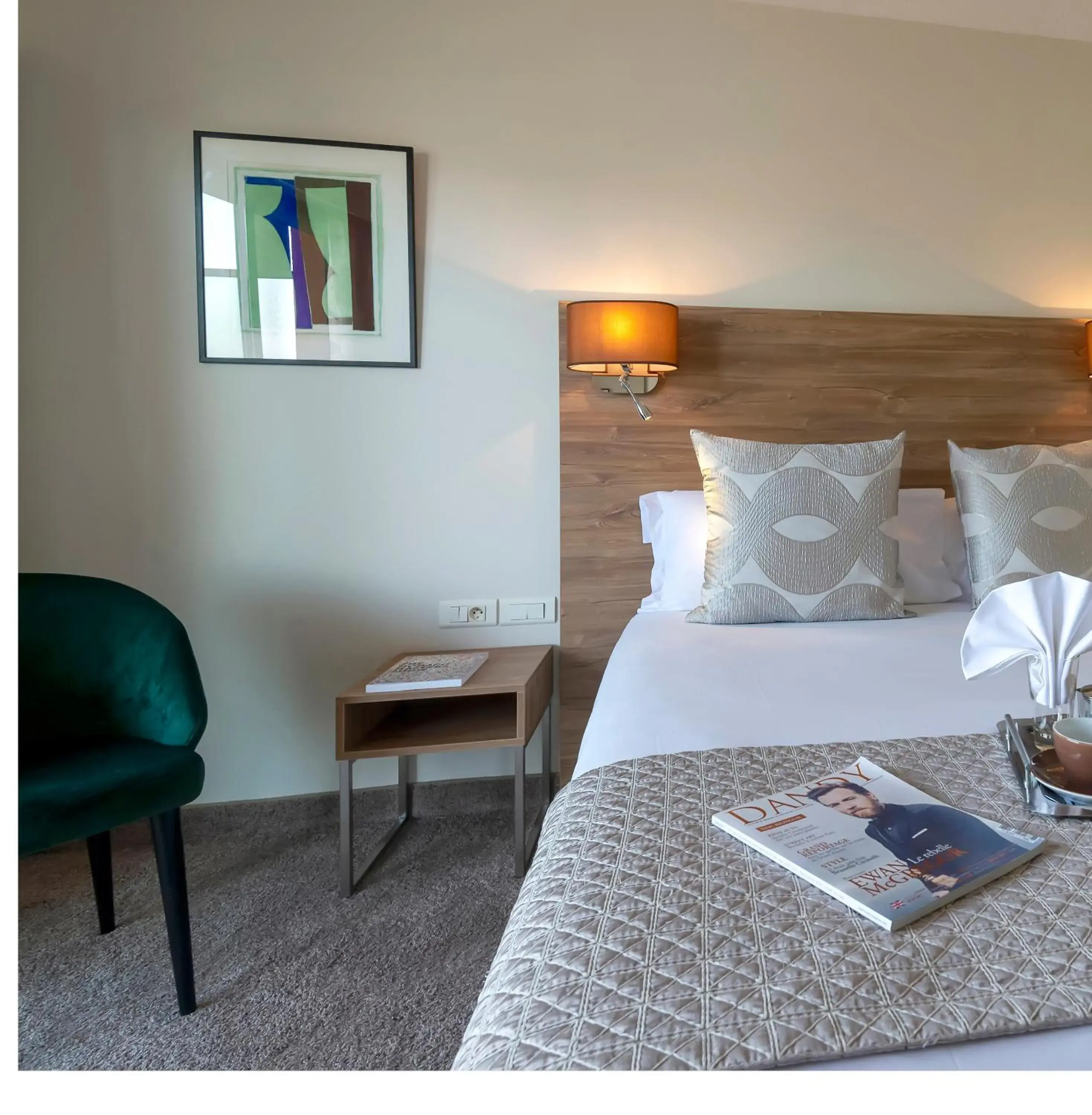 Bedroom, Bed in Servotel Saint-Vincent Bedroom, Bed in Servotel Saint-Vincent