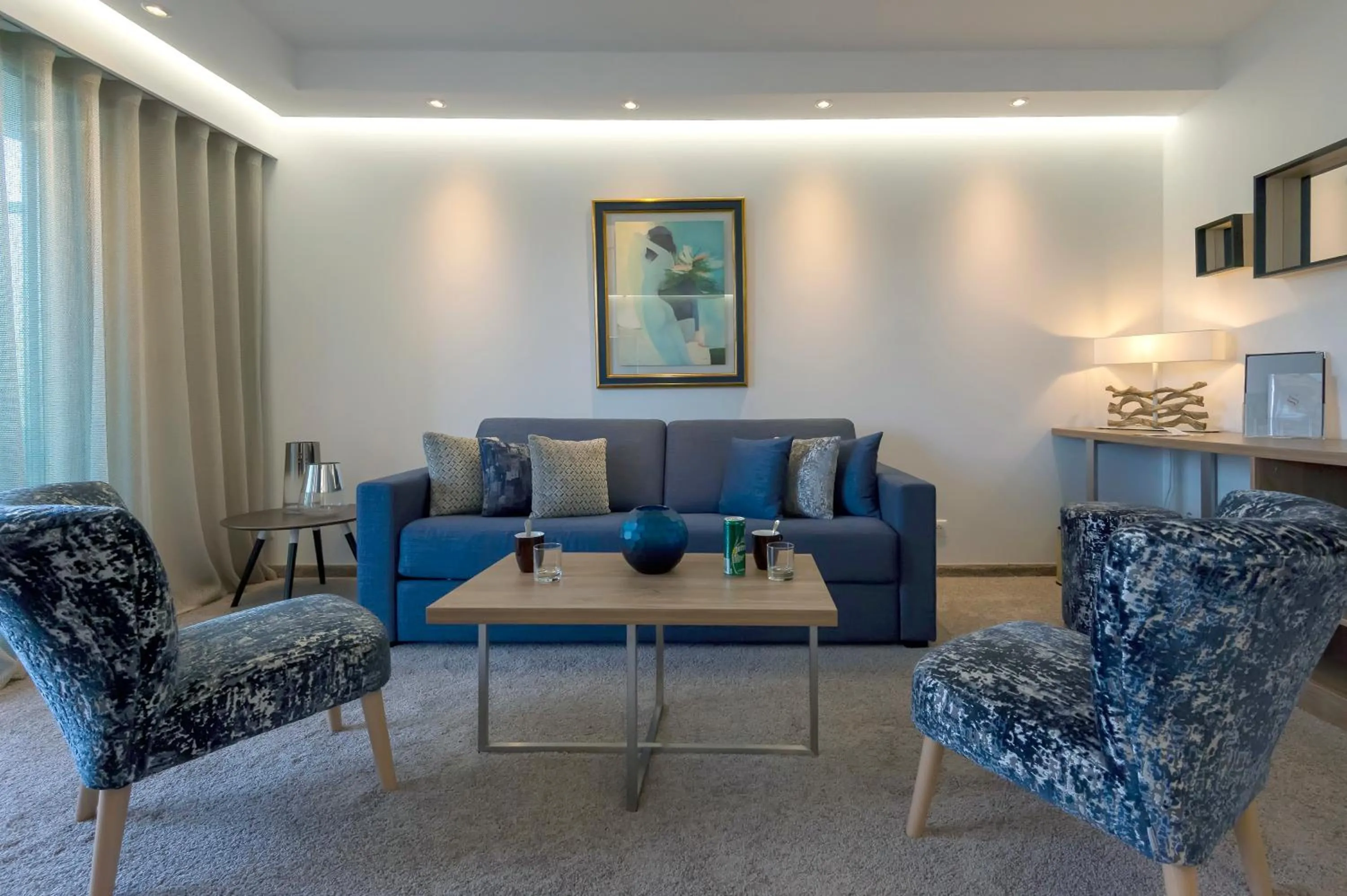 Living room in Servotel Saint-Vincent