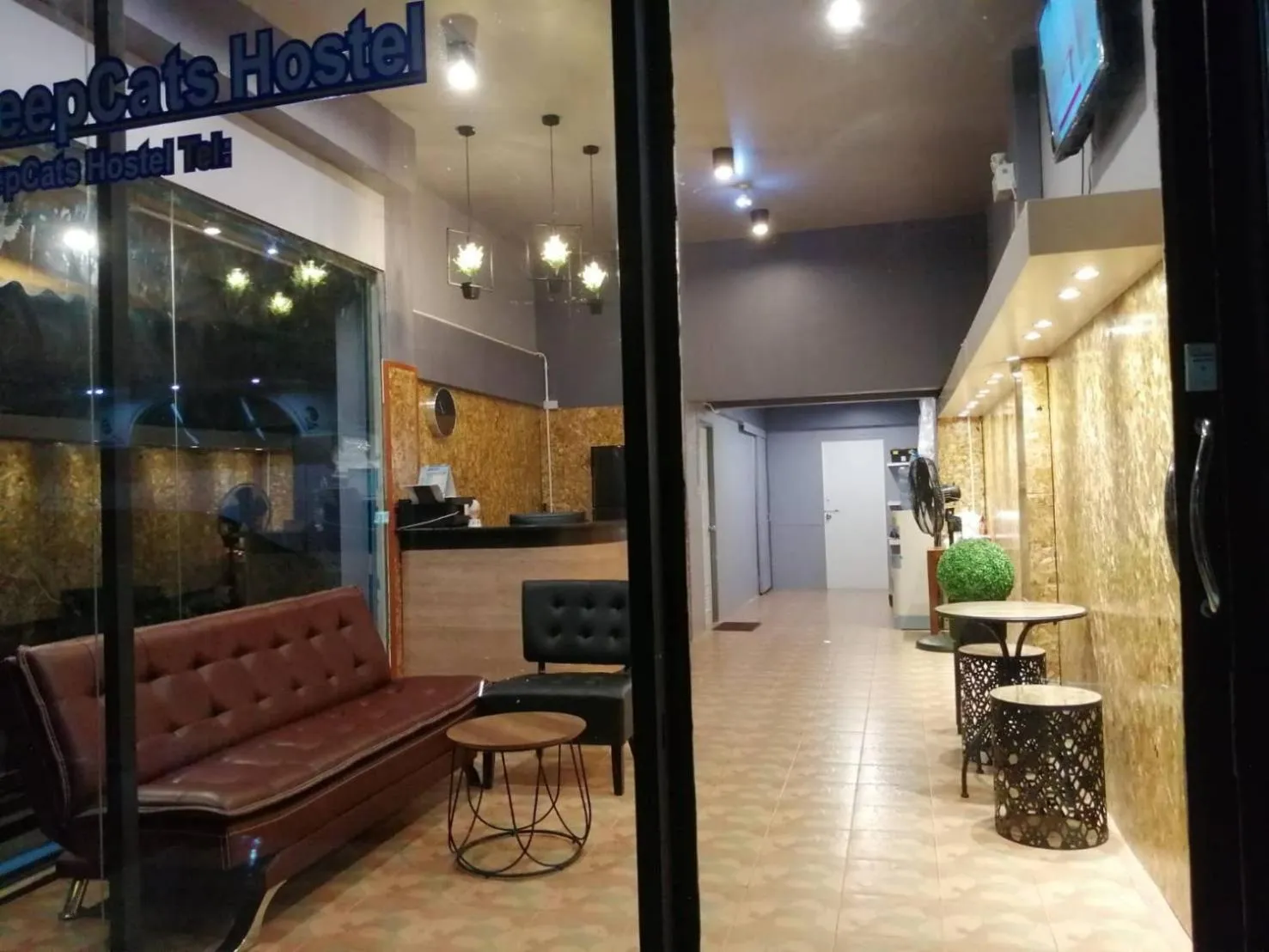 Facade/entrance in SleepCatsHostel