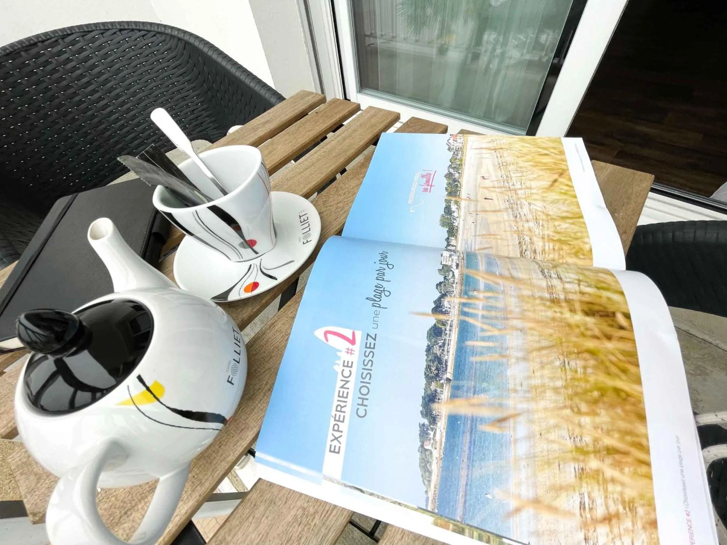 Patio in Hotel les Alignements