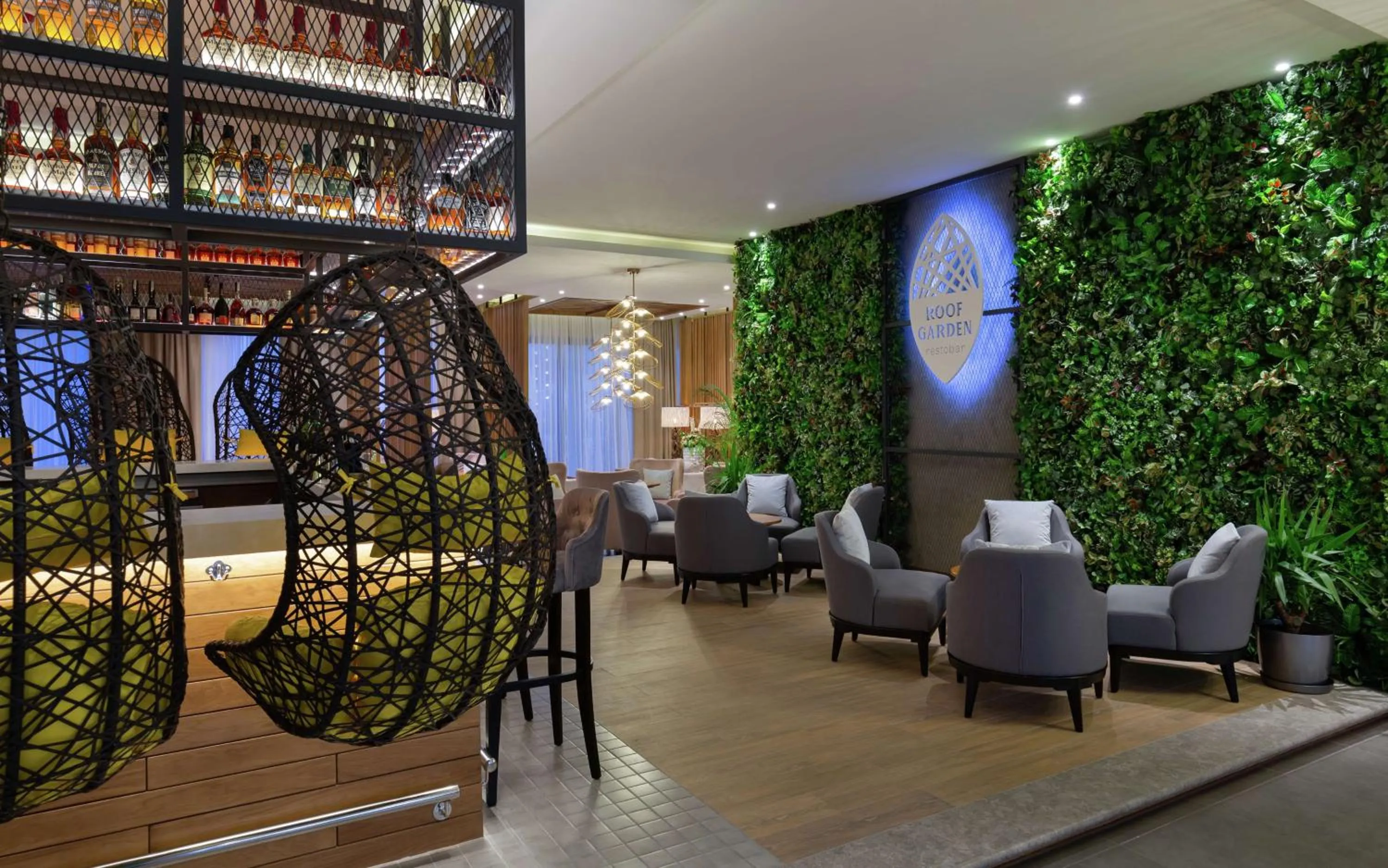 Lounge or bar in DoubleTree by Hilton Almaty
