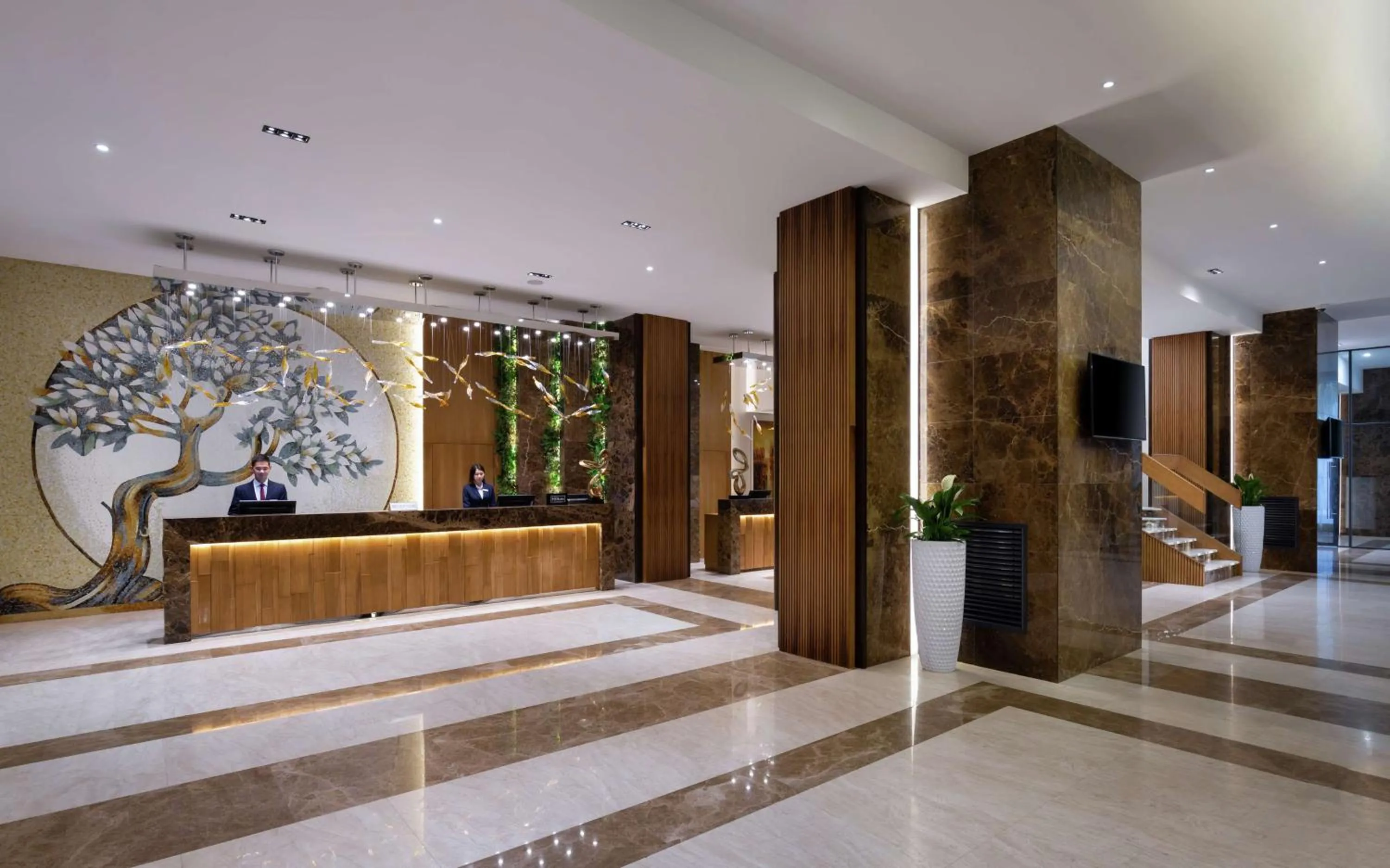 Lobby or reception in DoubleTree by Hilton Almaty