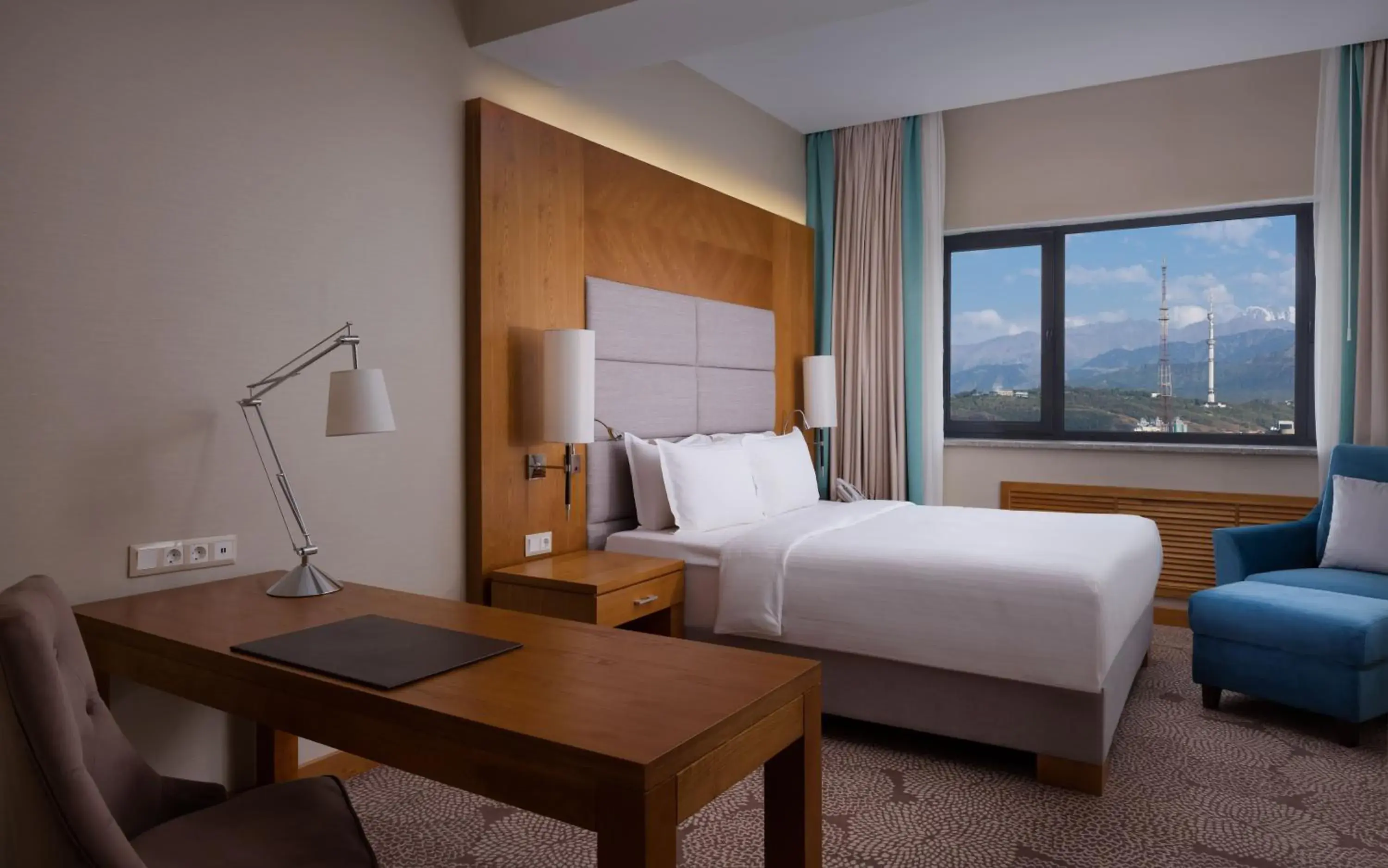 Bedroom, Bed in DoubleTree by Hilton Almaty Bedroom, Bed in DoubleTree by Hilton Almaty