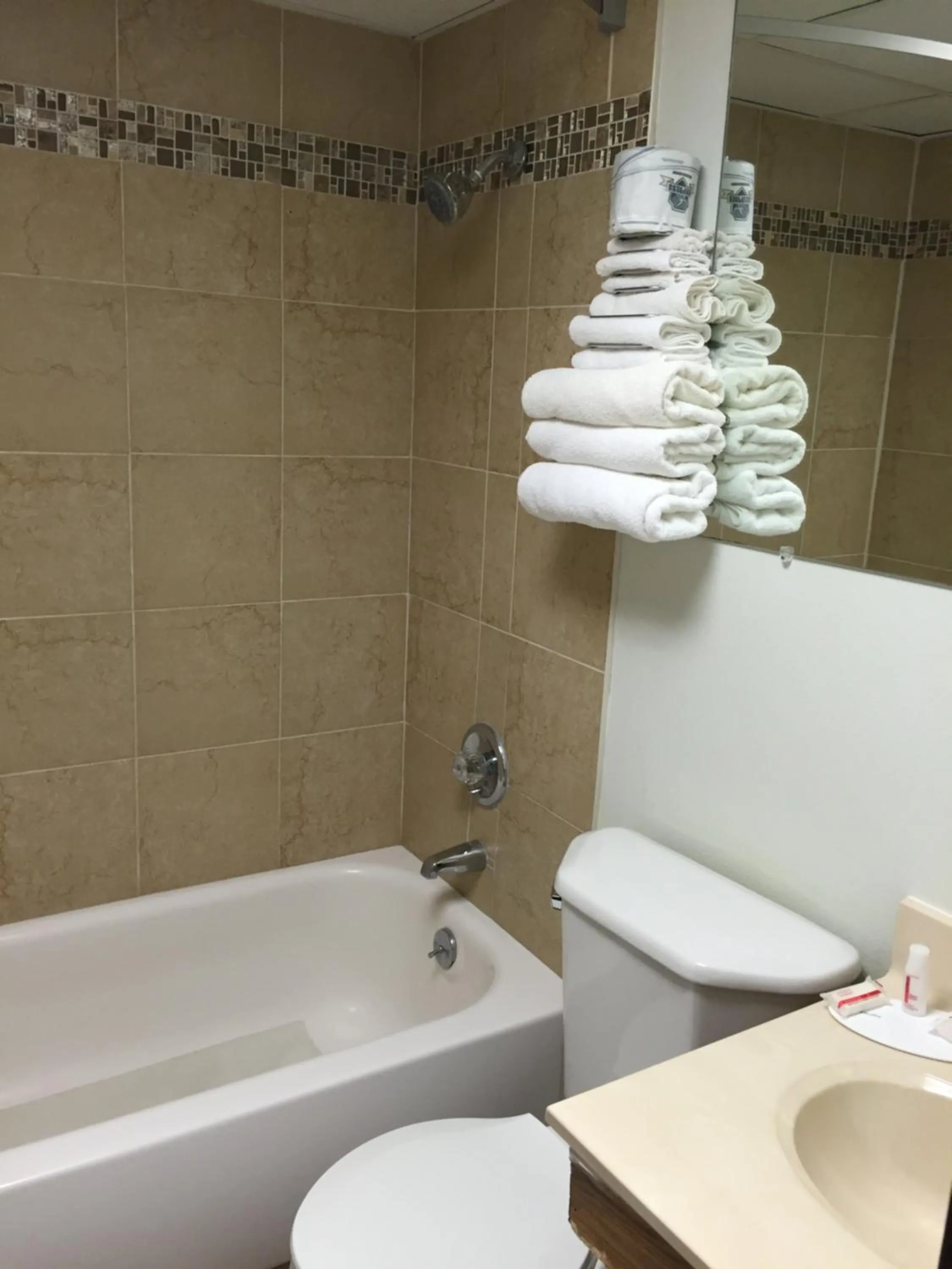 Bathroom in Super 8 by Wyndham Redfield