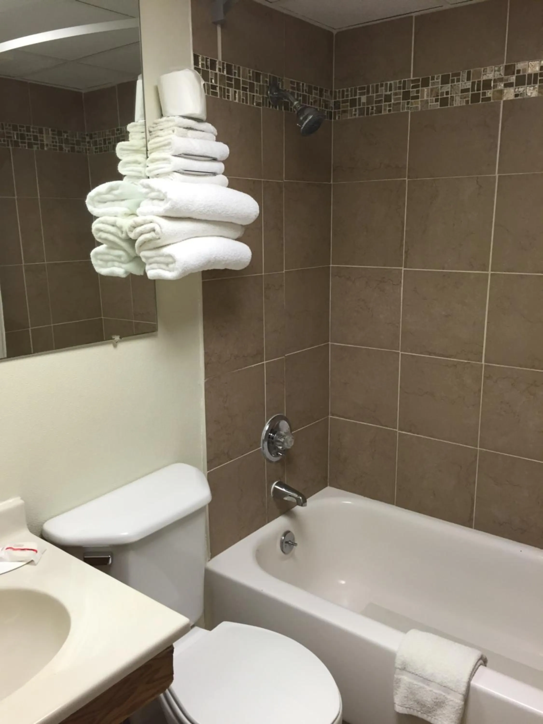 Bathroom in Super 8 by Wyndham Redfield