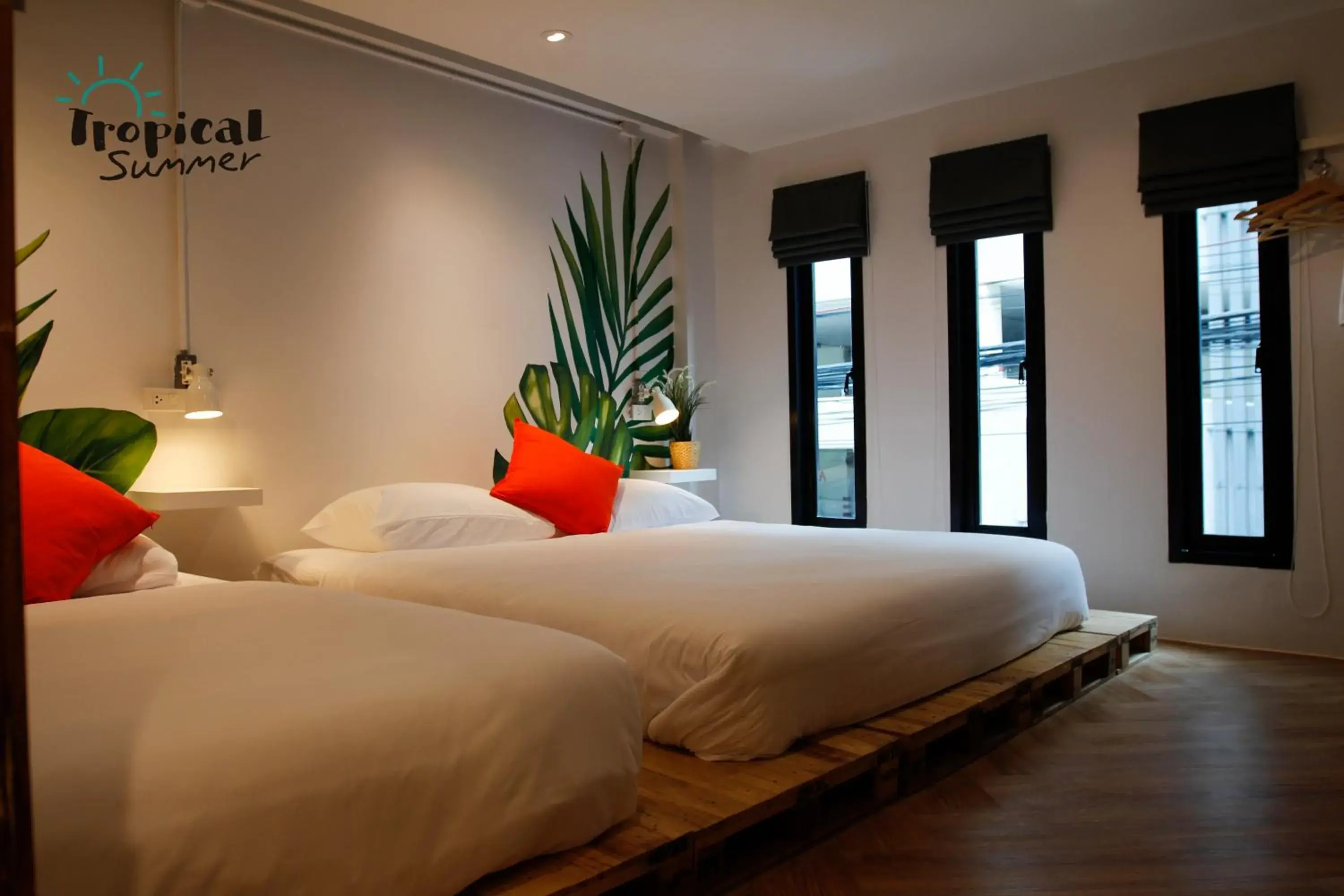 Bed in Tropical Summer Hostel Bed in Tropical Summer Hostel