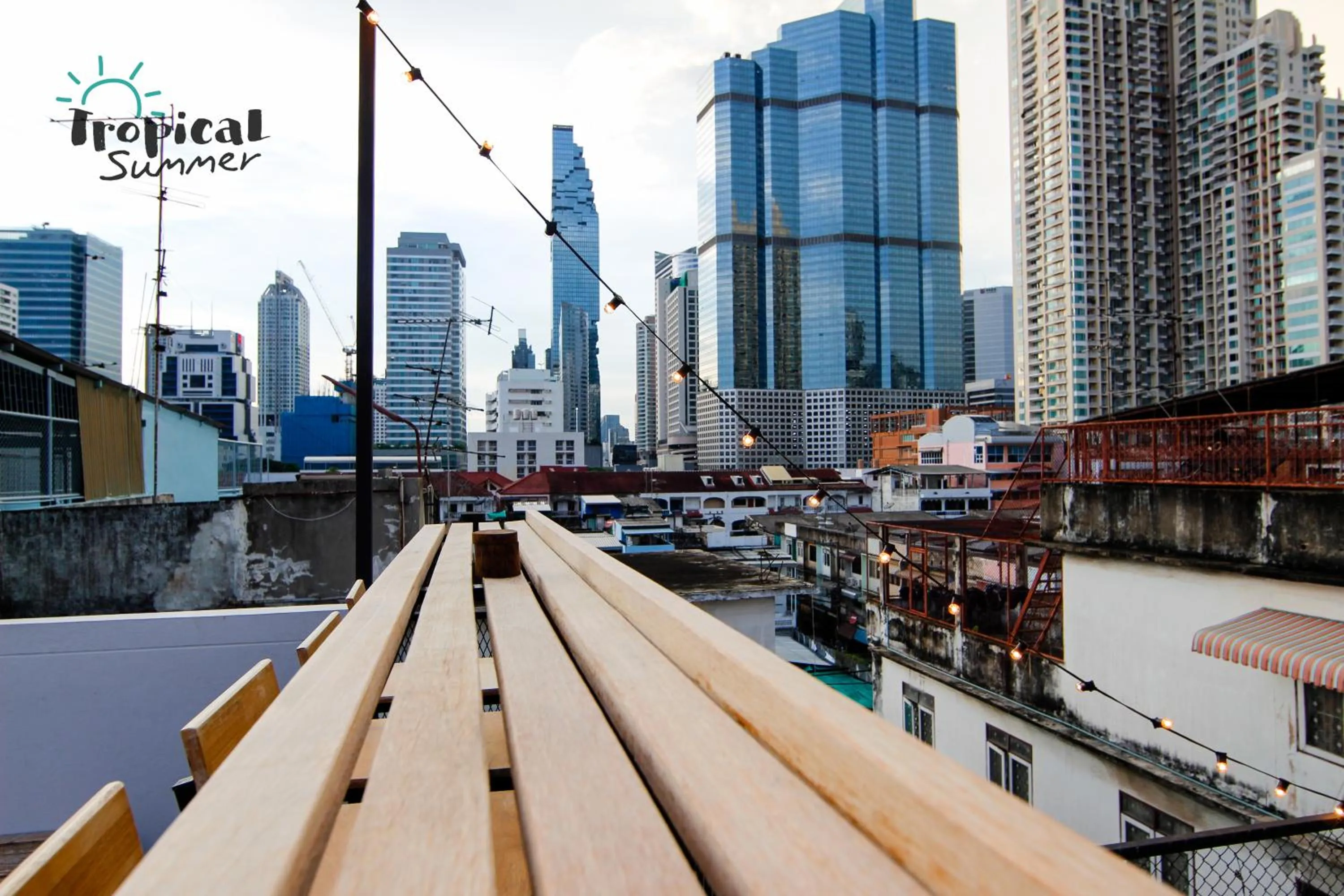 Neighbourhood in Tropical Summer Hostel