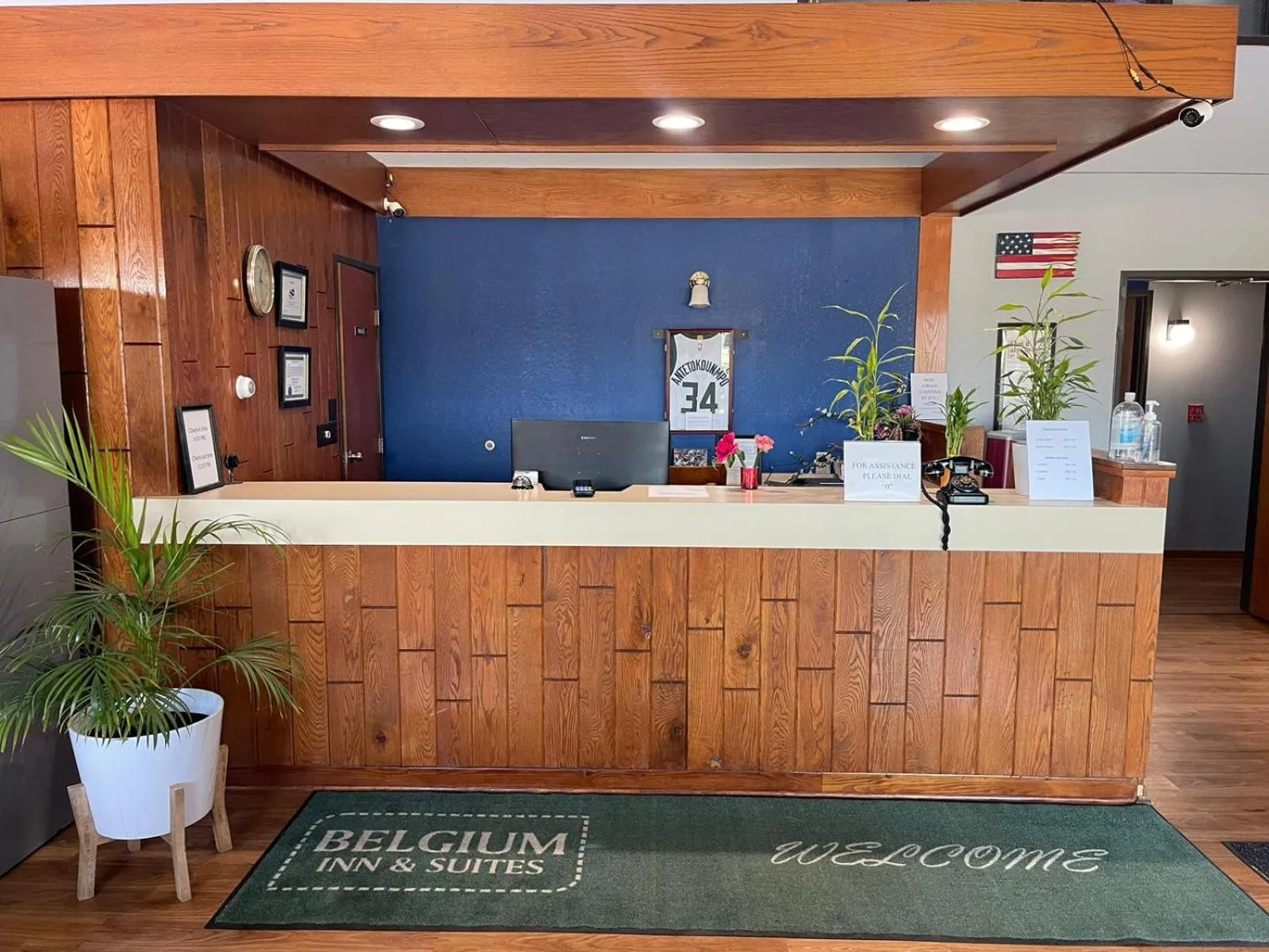 Lobby or reception in The Belgium Inn & Suites