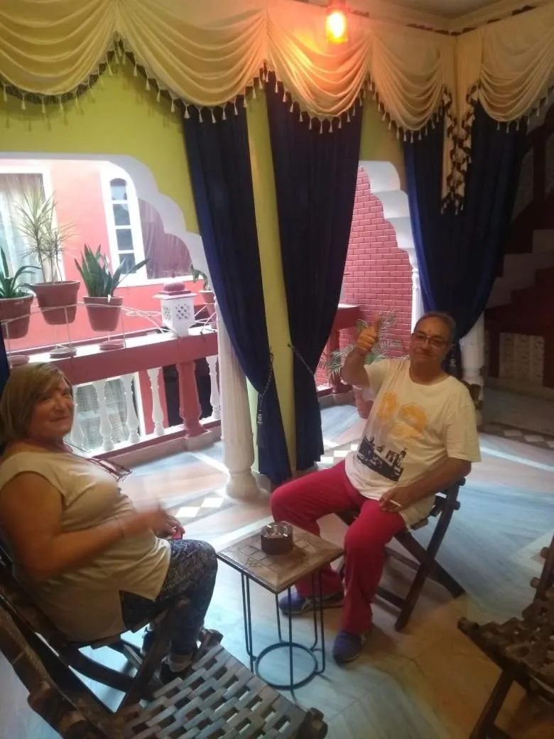 Seating area in Ganesha Palace