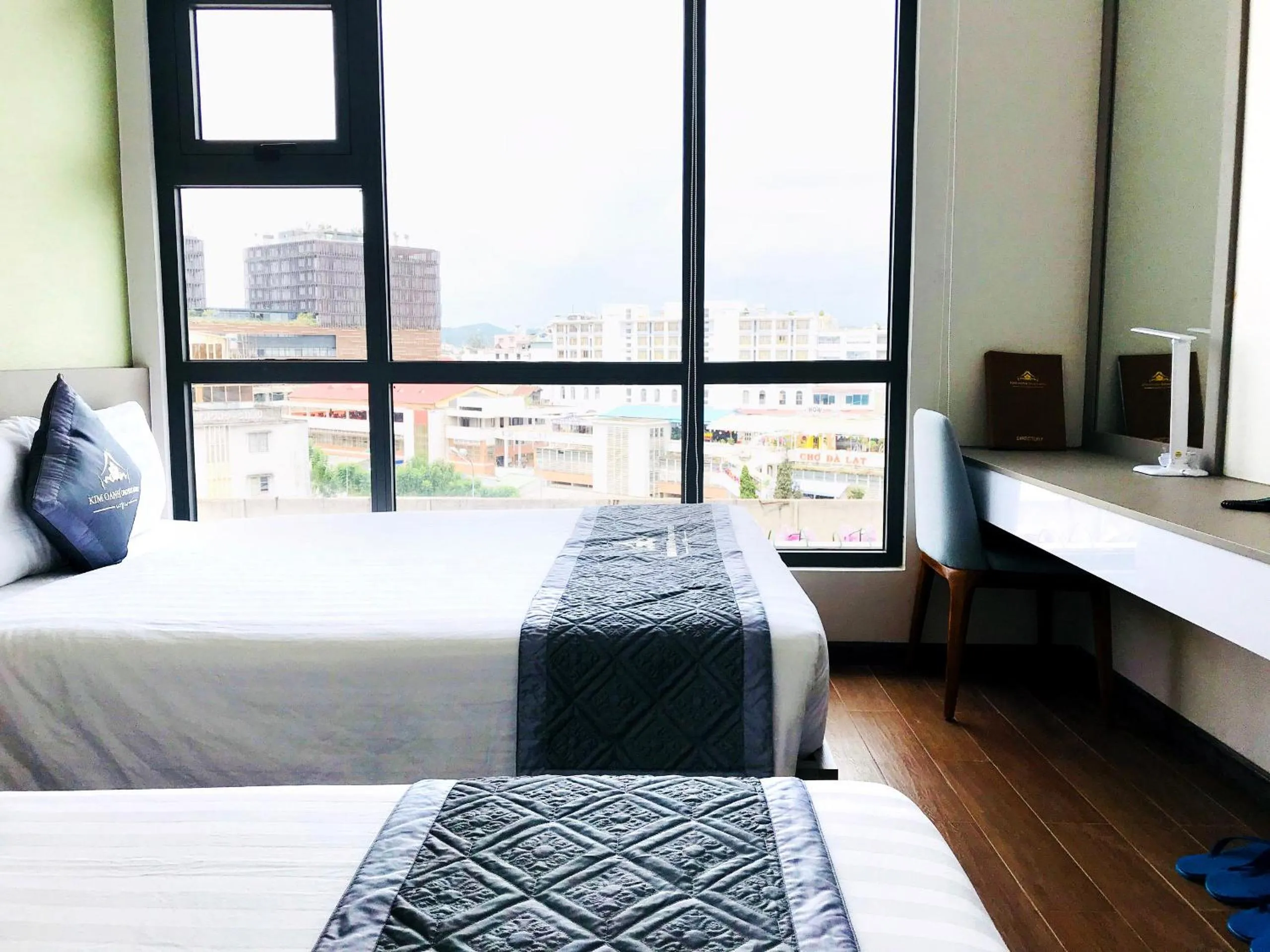 Bed in Kim Oanh Orchids Hotel