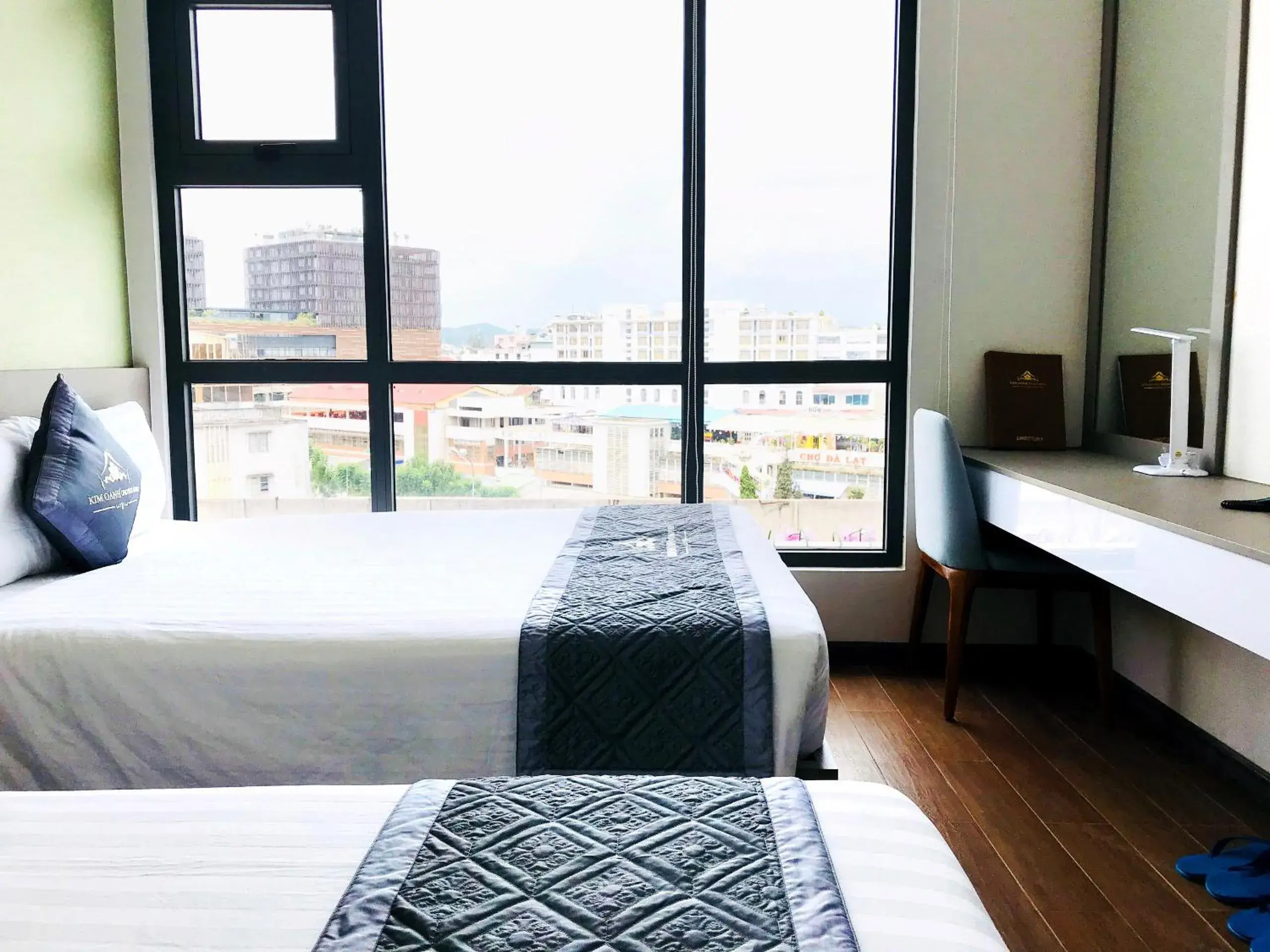 Bed in Kim Oanh Orchids Hotel Bed in Kim Oanh Orchids Hotel