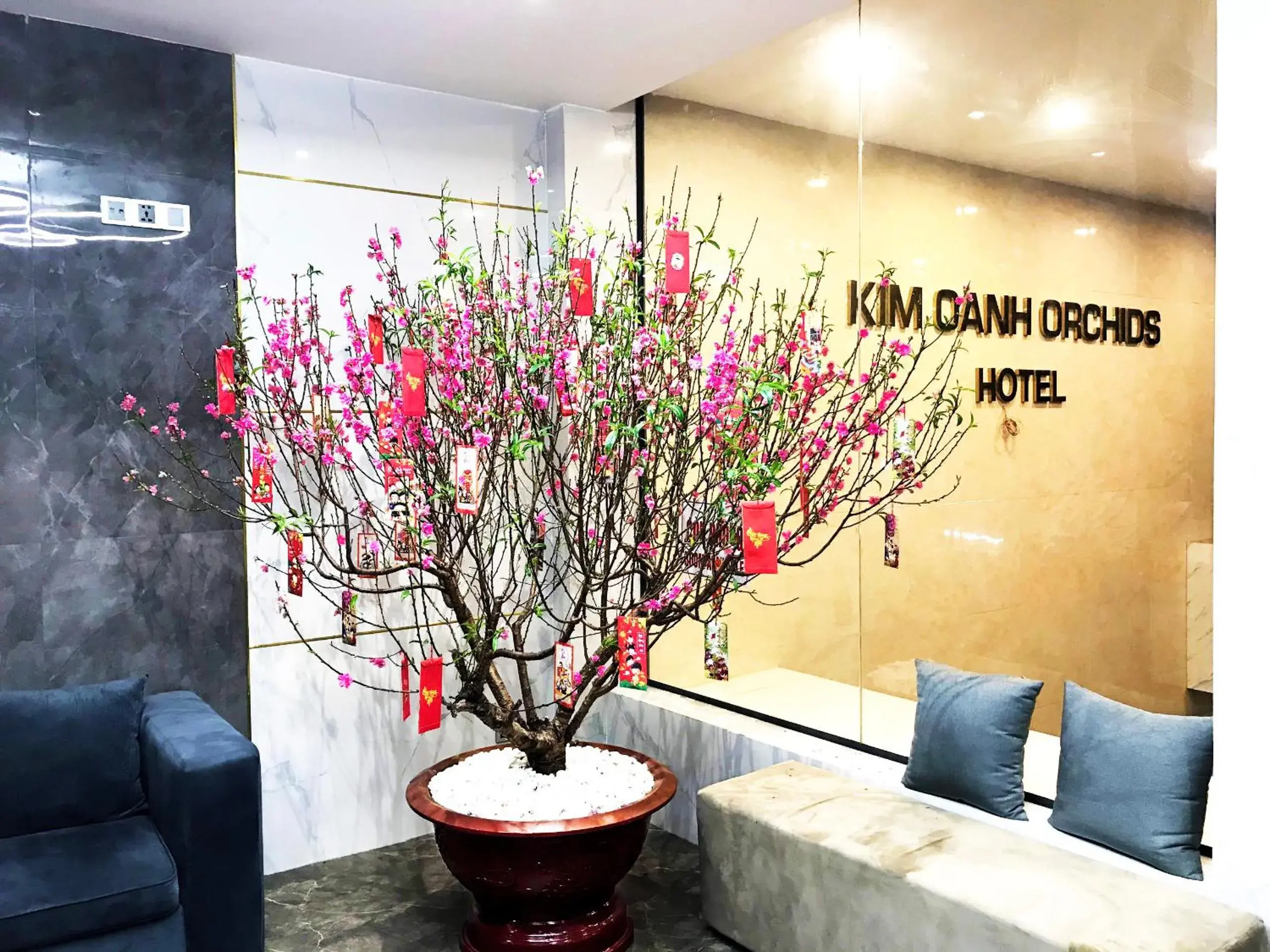 Lobby or reception in Kim Oanh Orchids Hotel Lobby or reception in Kim Oanh Orchids Hotel