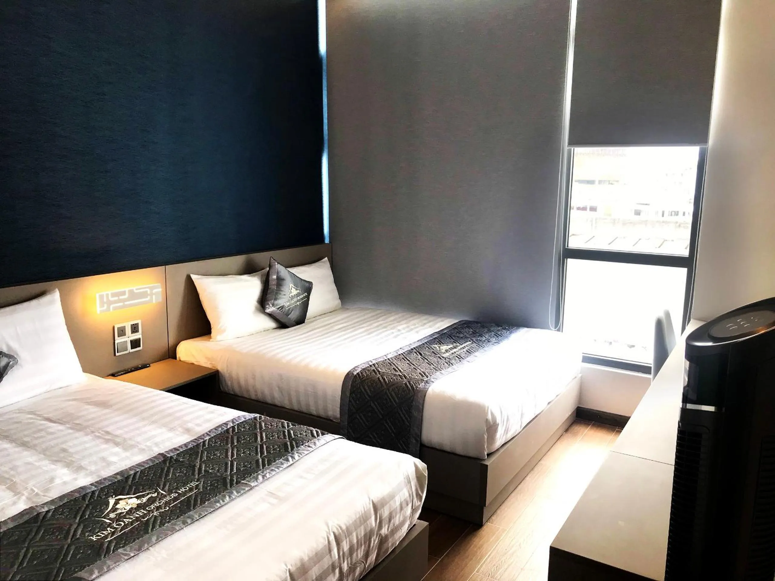 Bed in Kim Oanh Orchids Hotel