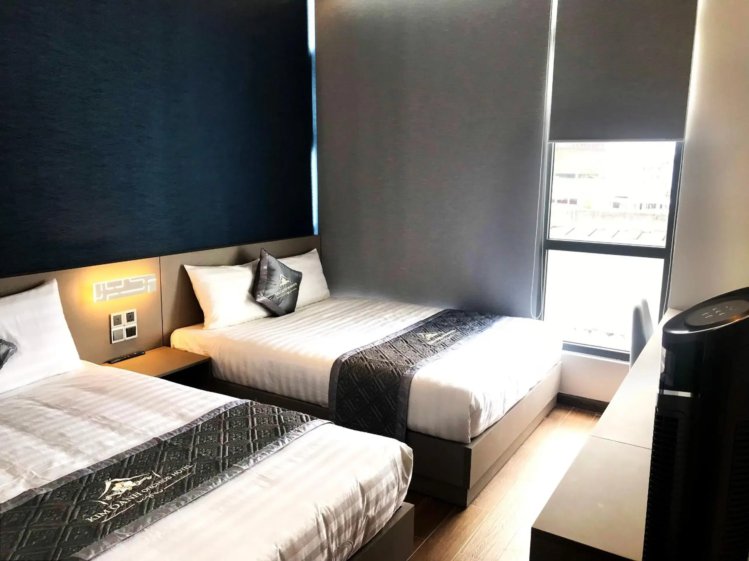 Bed in Kim Oanh Orchids Hotel Bed in Kim Oanh Orchids Hotel