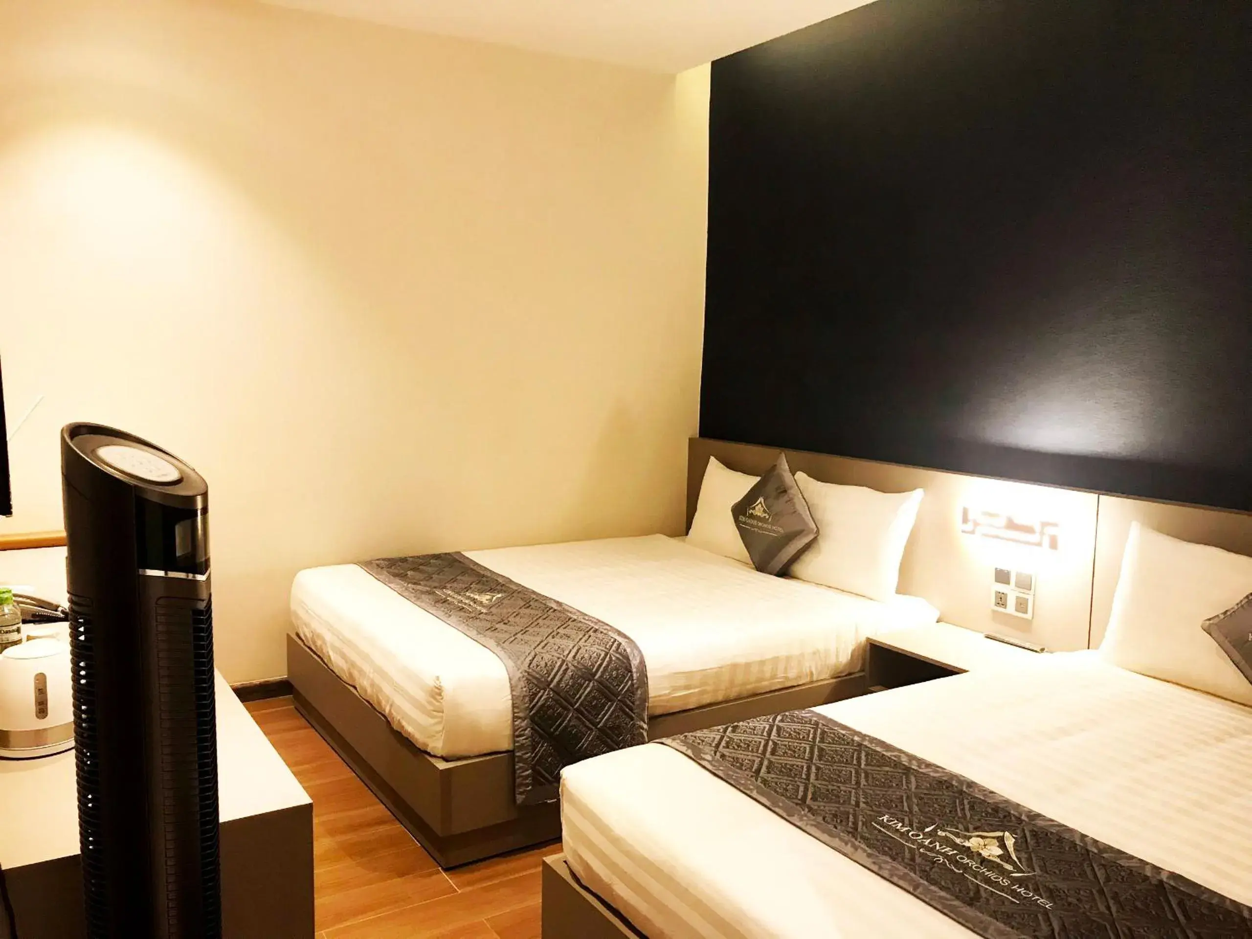 Bed in Kim Oanh Orchids Hotel Bed in Kim Oanh Orchids Hotel